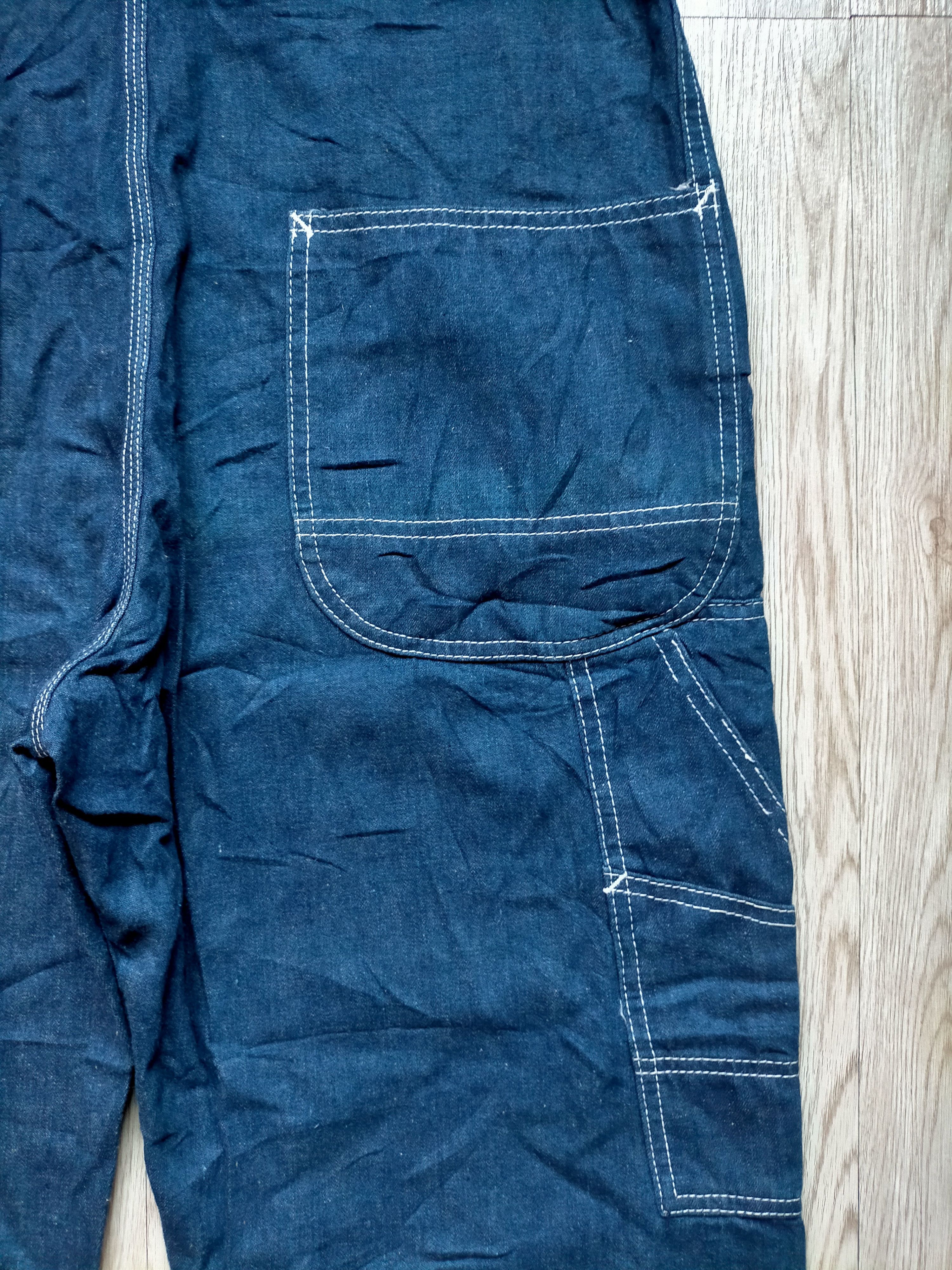 Vintage Vintage 80s Overalls Bison Carpenter Worker Jeans Size US 34 / EU 50 - 6 Thumbnail