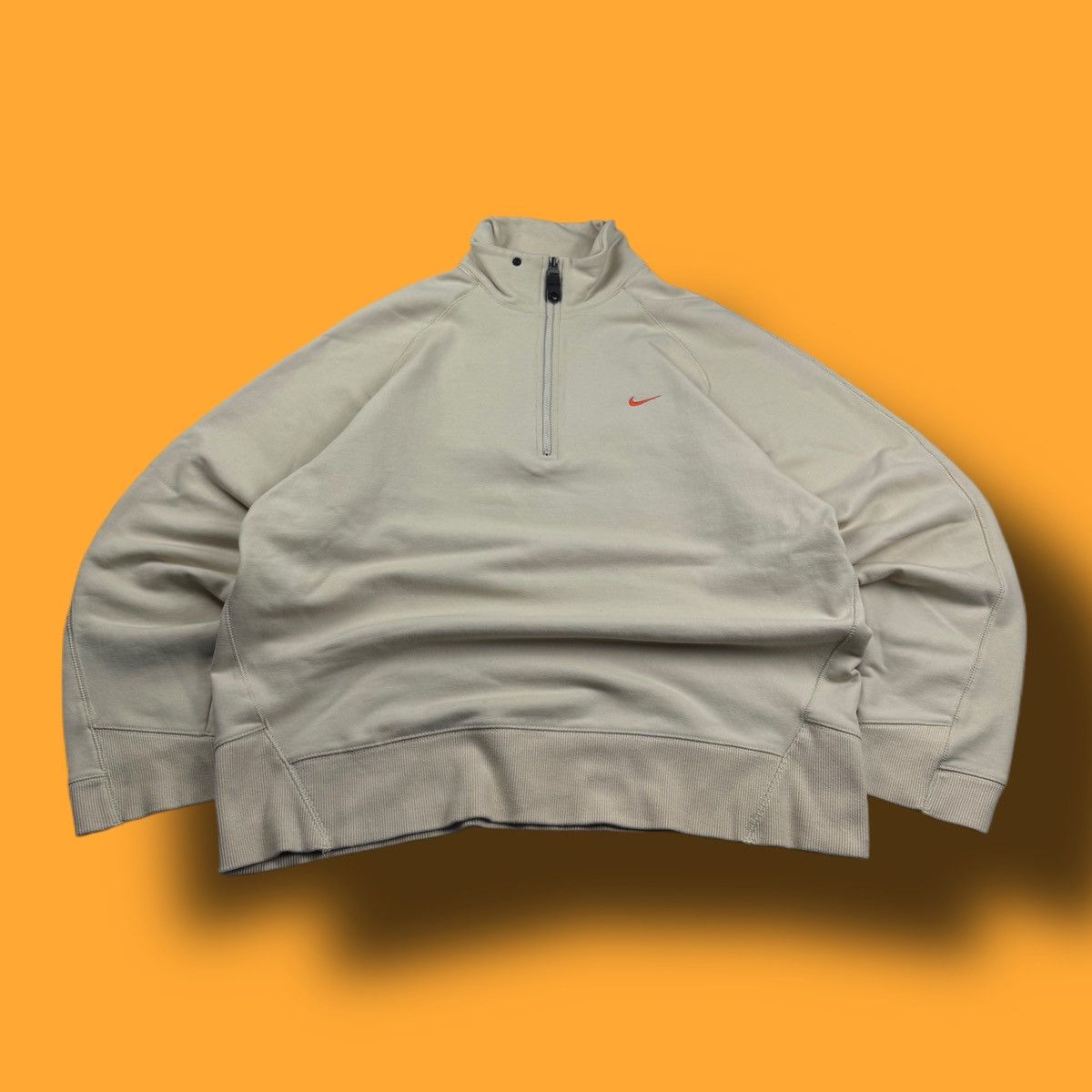 Nike × Vintage NIKE VINTAGE CENTER LOGO OVERSIZE BOXY SWEATSHIRT Size US XL / EU 56 / 4 - 1 Thumbnail