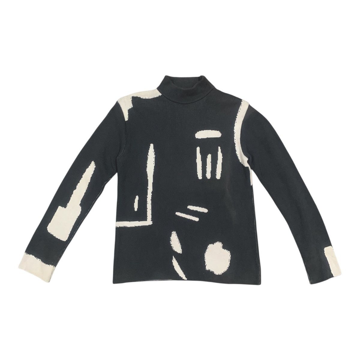 agnes b. Agnes B Homme x Laone Lopes Pull d'artiste Knit Sweater Size US S / EU 44-46 / 1 - 1 Thumbnail