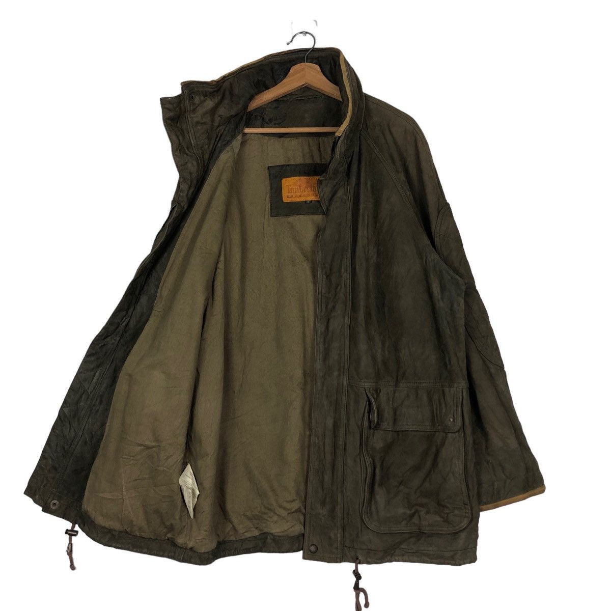 Timberland 🔥Vintage Genuine Leather Jacket Biker Timberland Bondage Size US S / EU 44-46 / 1 - 11 Thumbnail