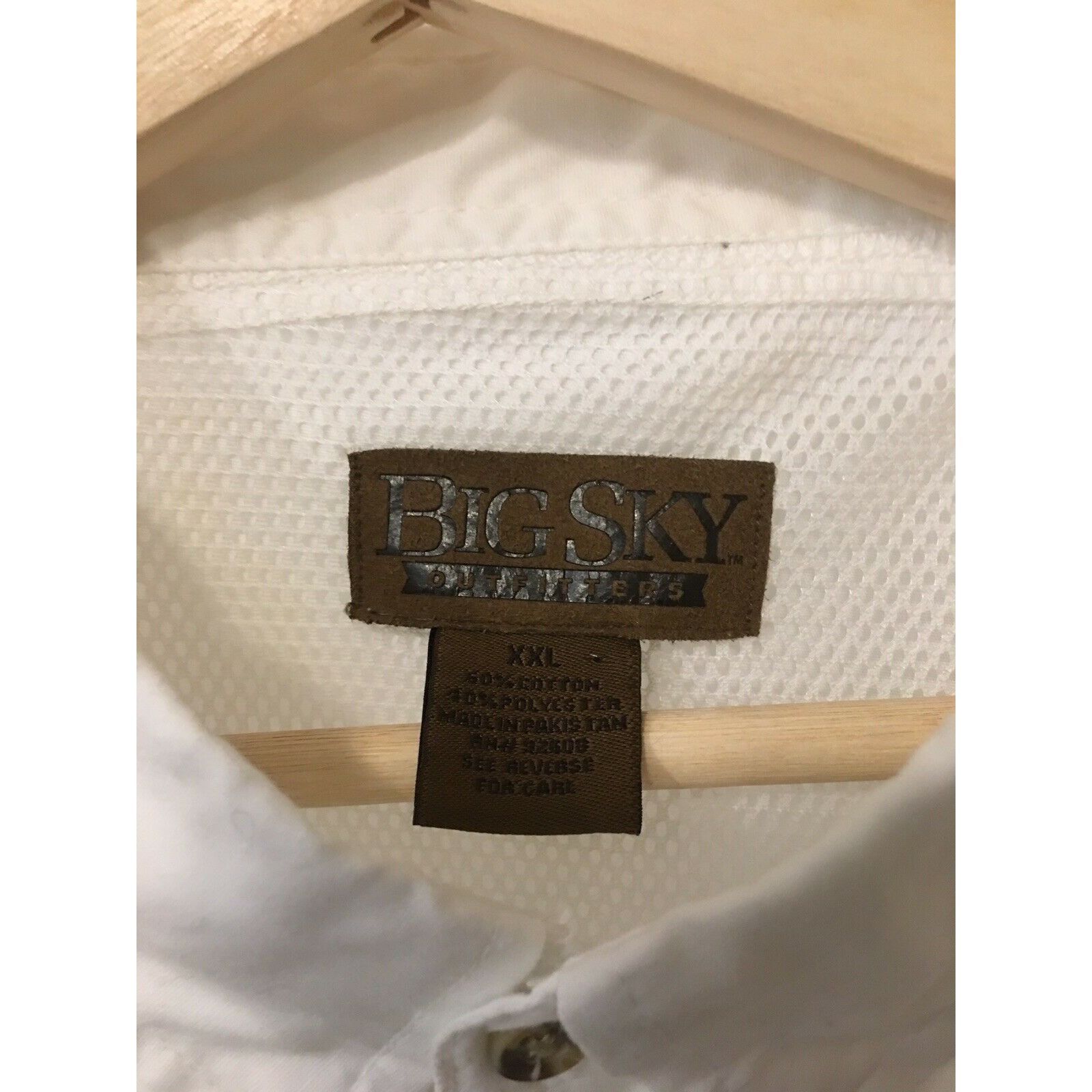 Big Sky Outfitters Big Sky Outfitters Men’s Sz XXL Vented White Short Sleeve Bu Size US XXL / EU 58 / 5 - 2 Thumbnail