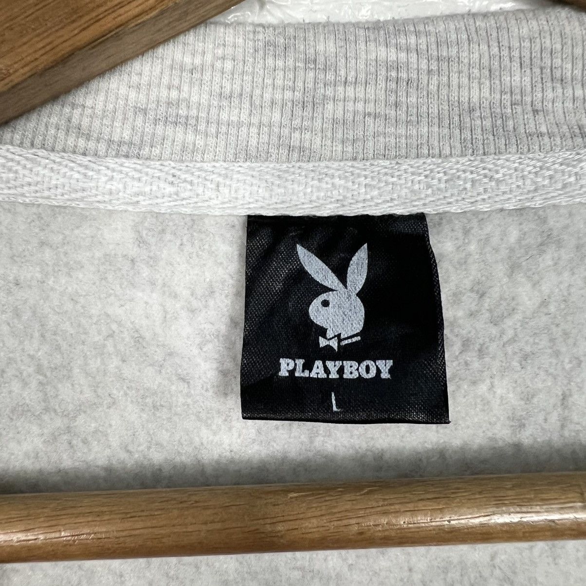 Playboy PLAYBOY Embroidered Big Logo Crewneck Sweatshirt #4247-C193 Size US L / EU 52-54 / 3 - 12 Thumbnail