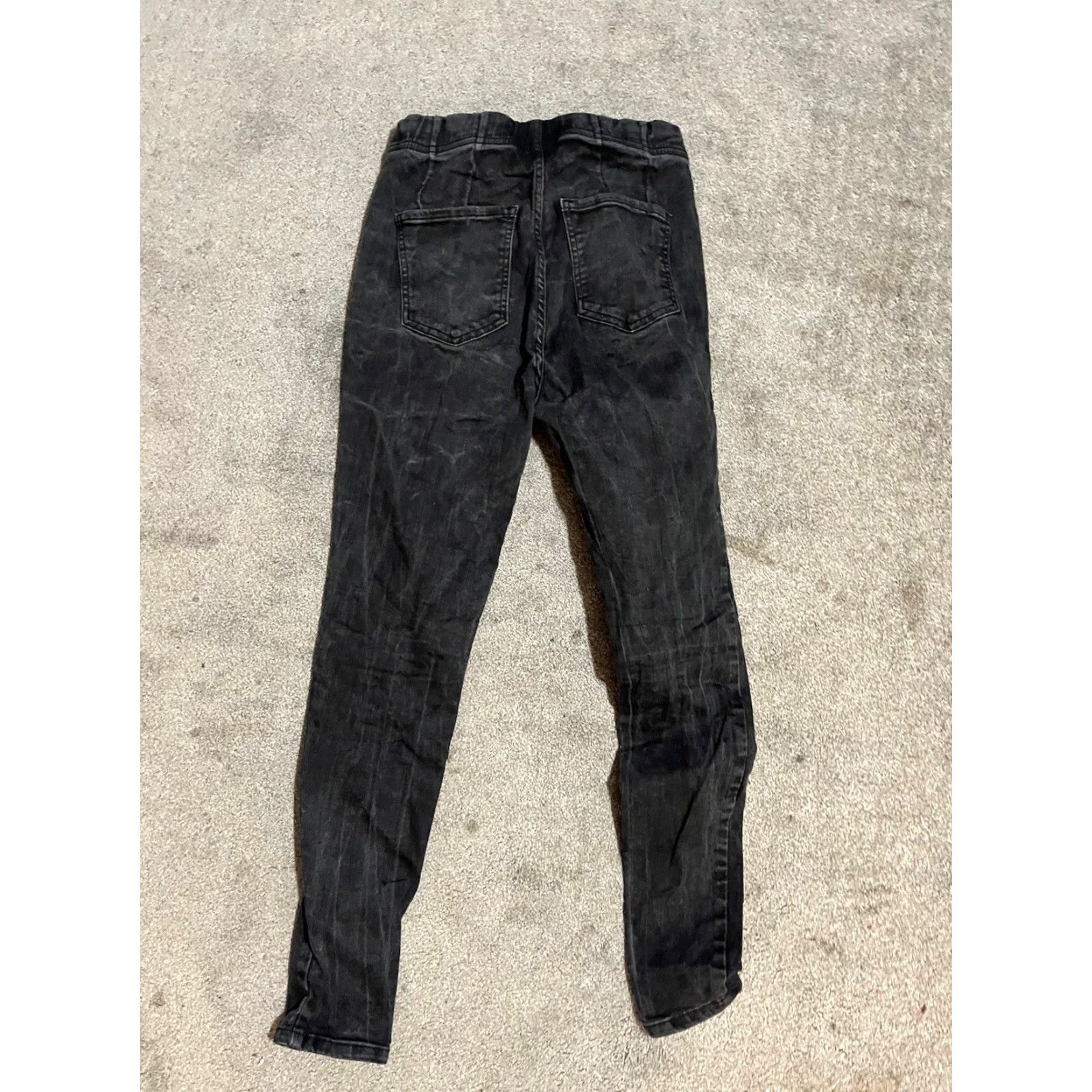 Free People Free People Jeans Black Women 28 Skinny High Rise Pull On 5-Pocket Denim Stretch Slim Vintage No (adjust if needed) Size 28" / US 6 / IT 42 - 3 Thumbnail