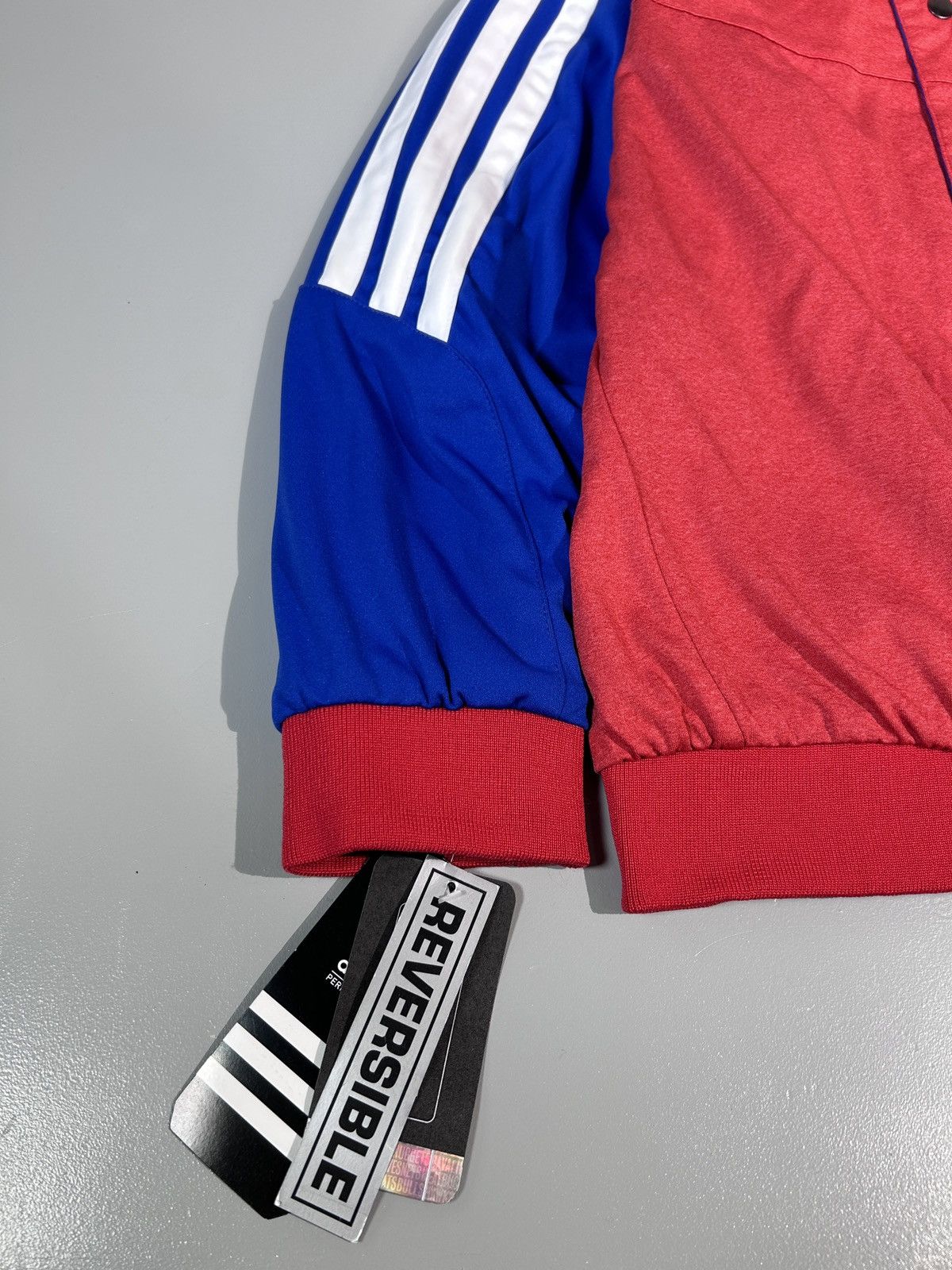 Adidas × NBA × Vintage Adidas Detroit Pistons NBA Pull Over Double Sides Jacket S Size US S / EU 44-46 / 1 - 11 Thumbnail
