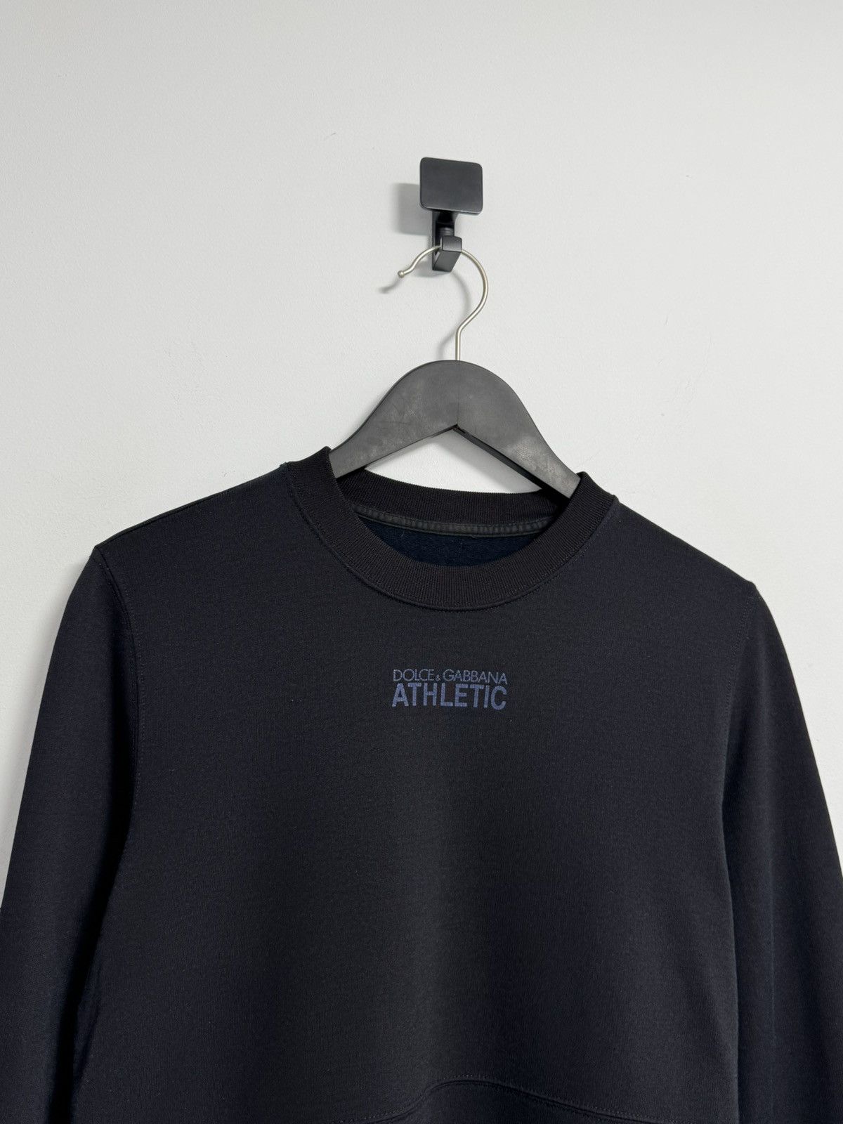 Dolce & Gabbana Dolce & Gabbana Athletic Black Long Sleeve Crew Neck Shirt Size US M / EU 48-50 / 2 - 2 Thumbnail