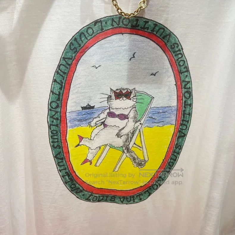 Louis Vuitton Louis Vuitton 25 FW Co-branded Cat Seal Dress Size M / US 6-8 / IT 42-44 - 6 Thumbnail