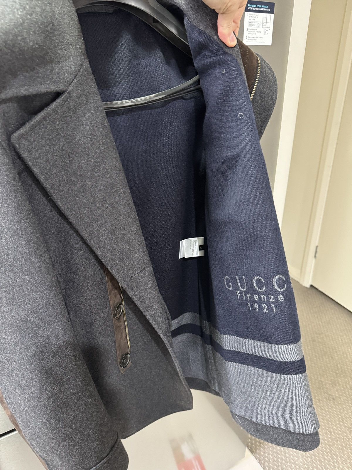 Gucci Firenze Men’s Military Coat Grey 50 268604 Z5104 Size US M / EU 48-50 / 2 - 19 Thumbnail
