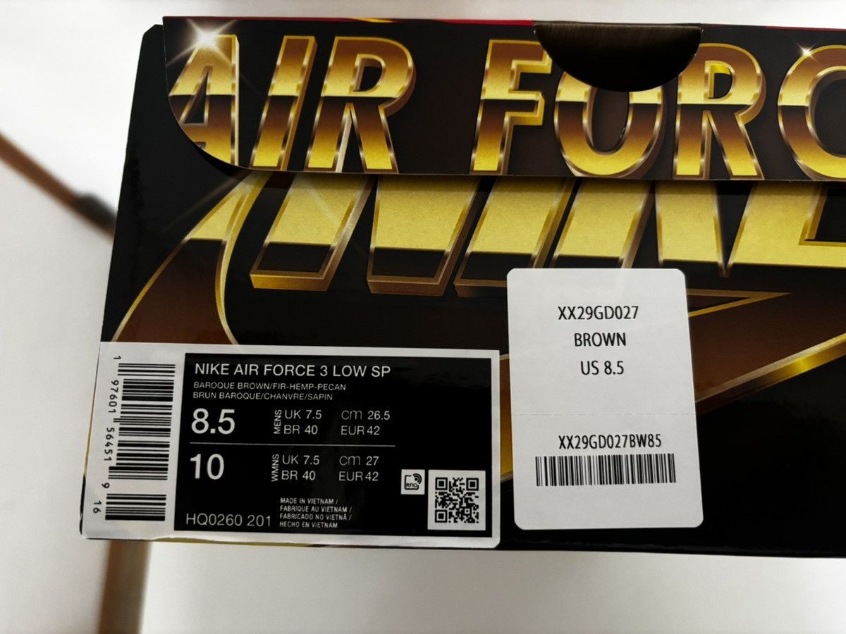 Human Made Authentic human made nike air force 3 low 8.5 new Nigo Size US 8.5 / EU 41-42 - 13 Thumbnail