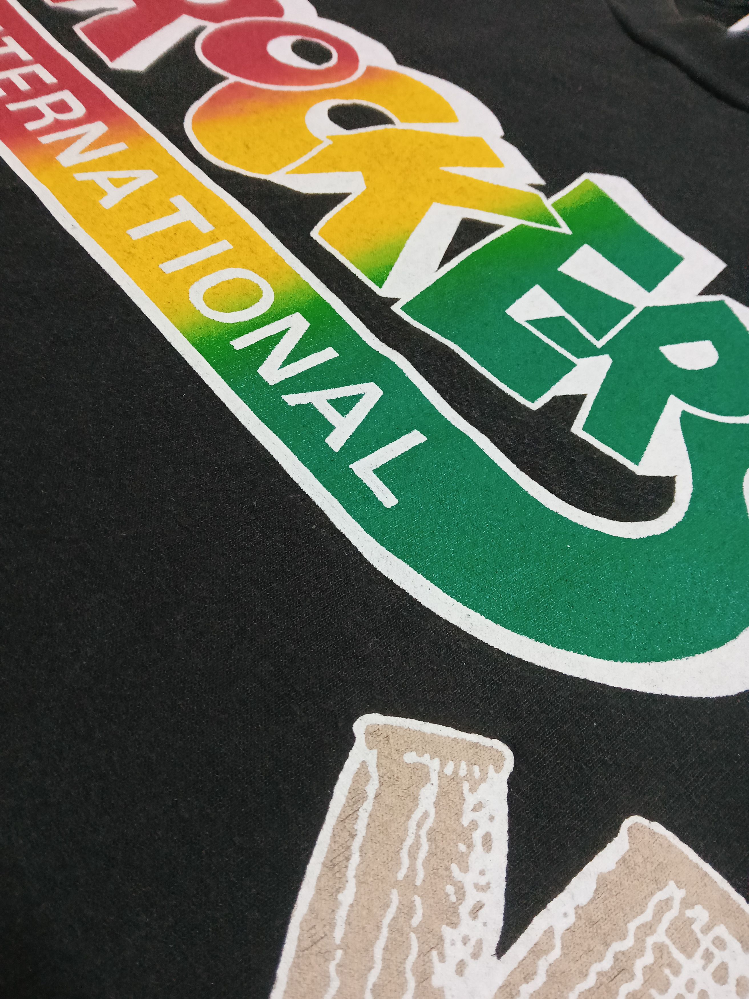 Jerzees Rockers International Extremely Rare Rasta Theme T Shirt Size US S / EU 44-46 / 1 - 6 Thumbnail