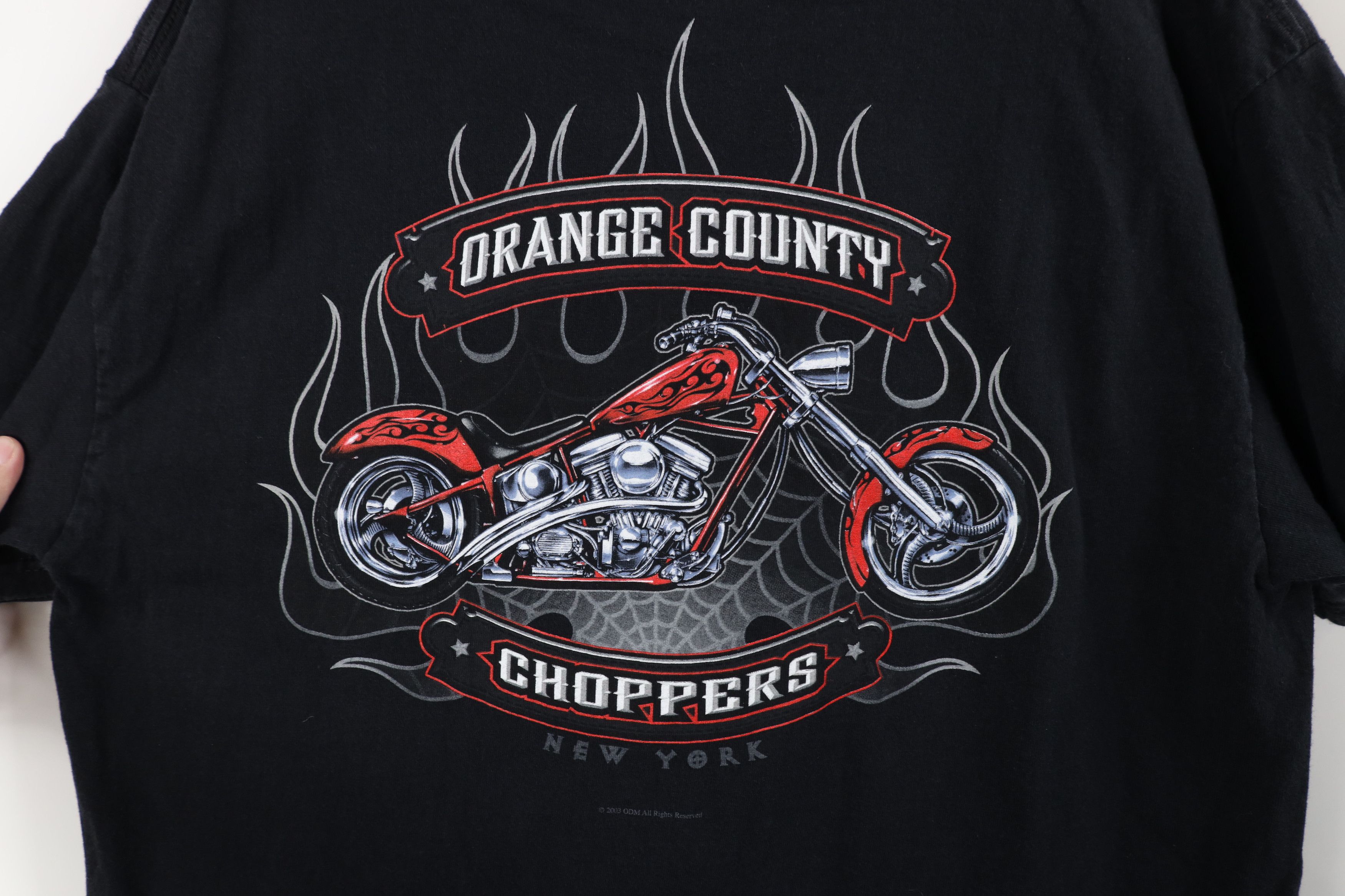 Vintage Vintage Y2K 2003 Orange County Choppers New York T-Shirt Size US M / EU 48-50 / 2 - 9 Thumbnail