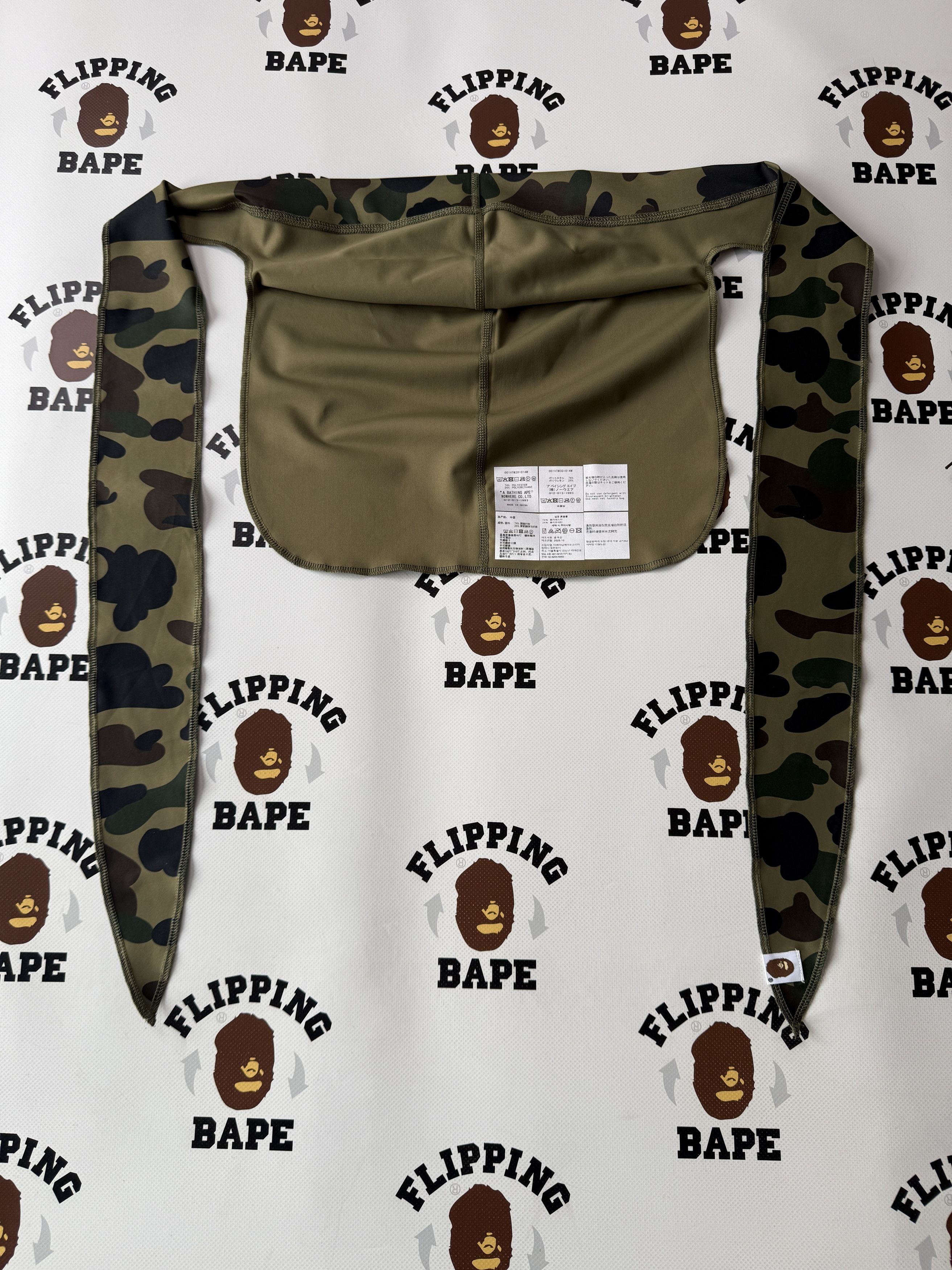 Bape BAPE 1ST CAMO DU-RAG Size ONE SIZE - 6 Thumbnail