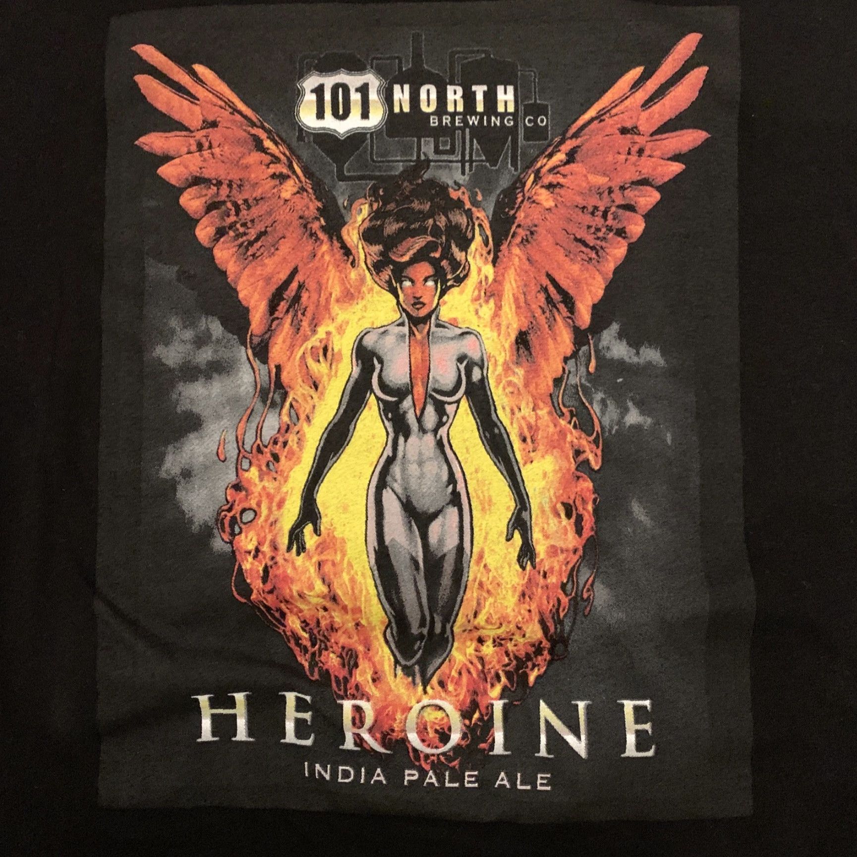 Next Level VINTAGE? (No) Petaluma California 101 North Brewing Co. Heroine IPA Beer T Shirt XL Black Men Next Level Size XL Size US XL / EU 56 / 4 - 2 Thumbnail