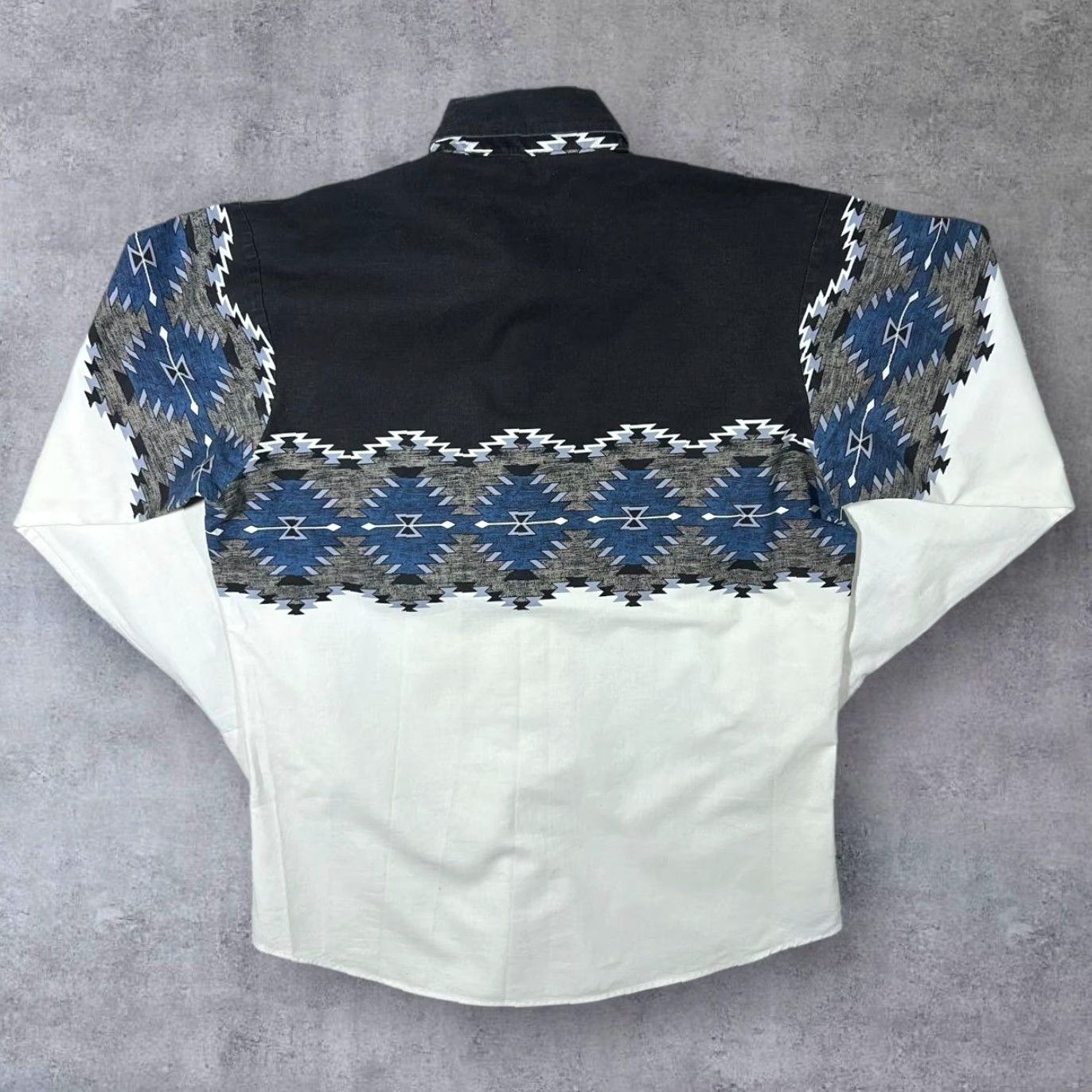 Vintage VINTAGE Pandhandle Shirt Western Patterned Popper Long Sleeve Shirt Large Mens Shirt Size US L / EU 52-54 / 3 - 2 Thumbnail