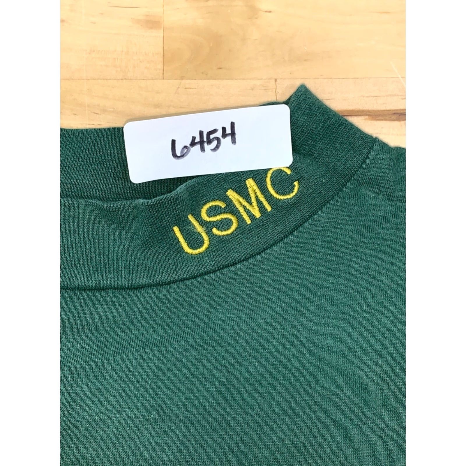 Vintage 2001 26th Marine Corps Marathon Long Sleeve Mock Neck M Green #6454 Size US M / EU 48-50 / 2 - 4 Thumbnail
