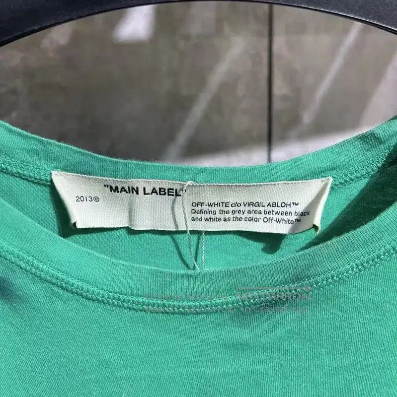 Off-White Off-White Green Tie-Dye Cotton T-Shirt . Size US L / EU 52-54 / 3 - 3 Thumbnail