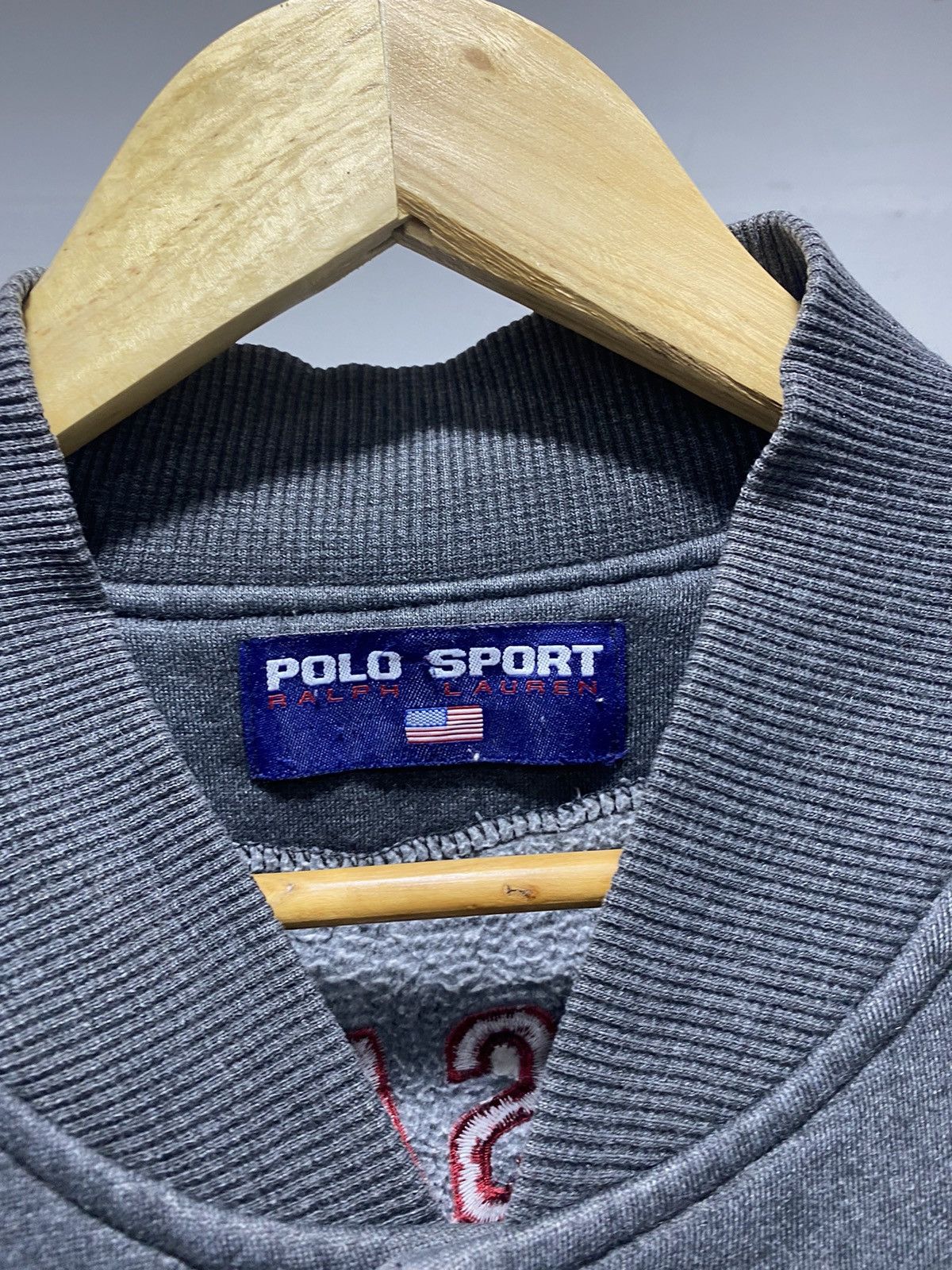 Polo Ralph Lauren × Vintage Sick☠️ Polo Sports Ralph Lauren Embroidery Varsity Jacket 90s Size US M / EU 48-50 / 2 - 5 Thumbnail