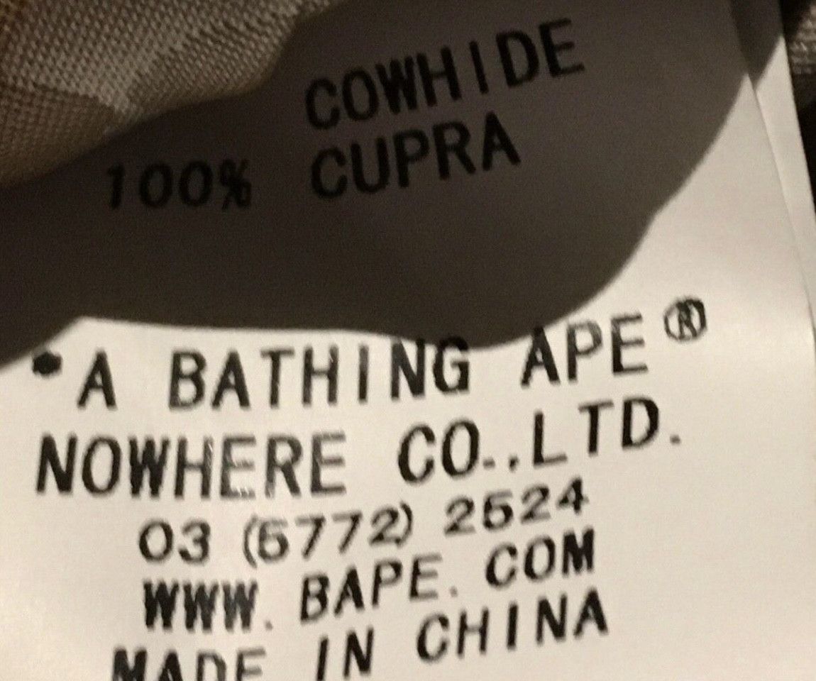 Bape Bape sheepskin leather heavy coat Size S / US 4 / IT 40 - 5 Thumbnail