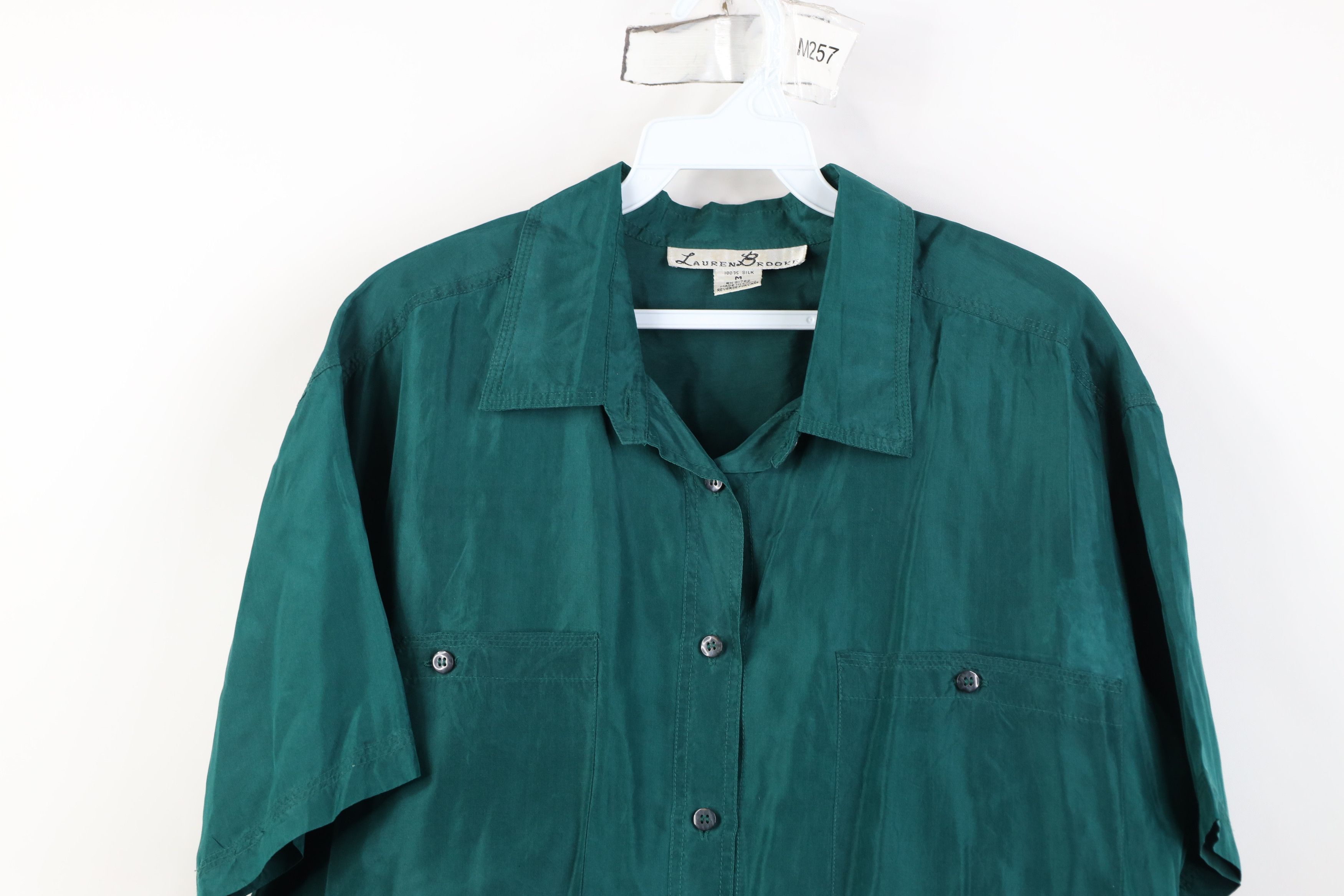 Vintage Vintage 90s Streetwear Short Sleeve Collared Button Shirt Size M / US 6-8 / IT 42-44 - 2 Thumbnail