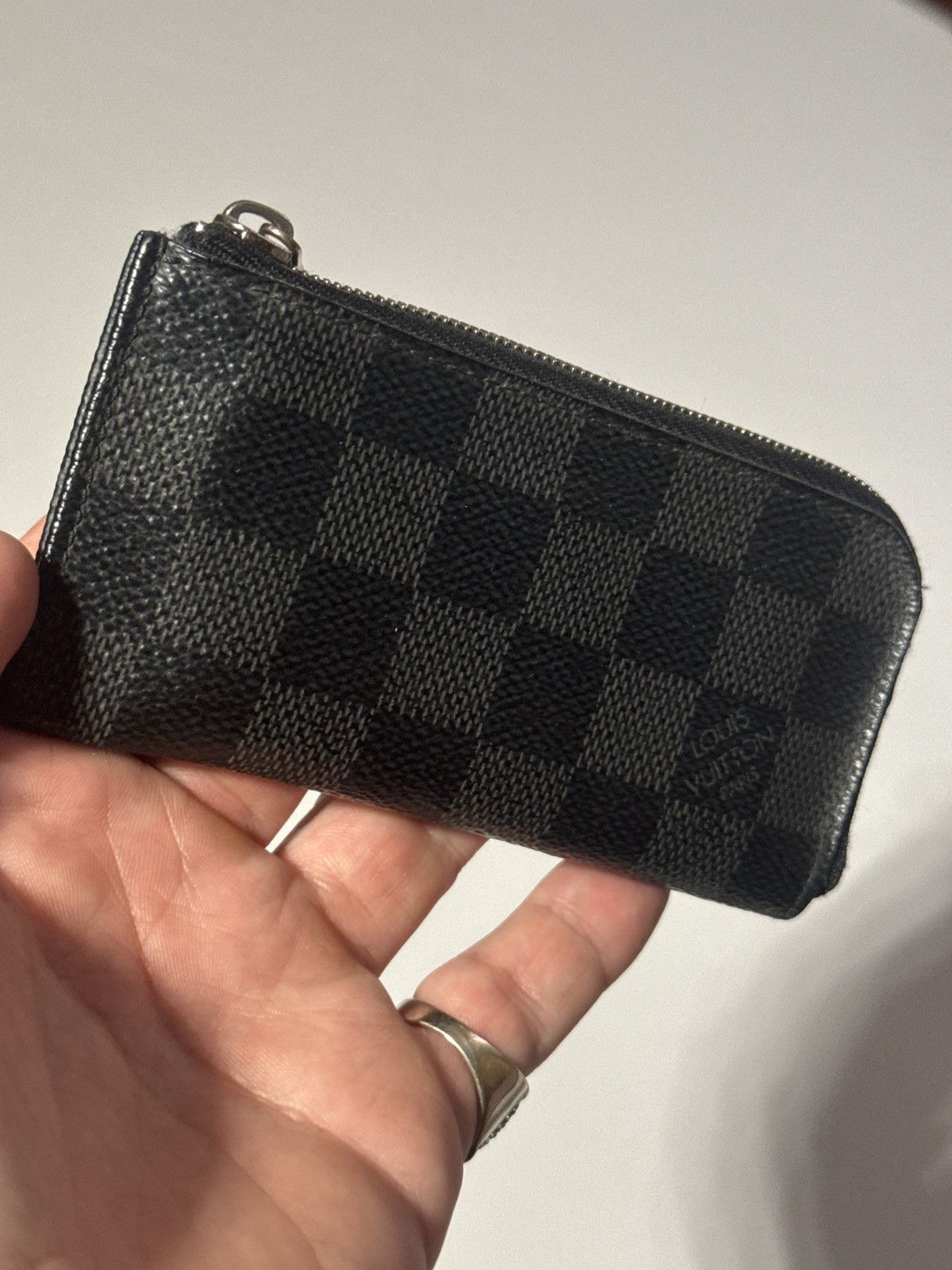 Louis Vuitton Black Damier Coin Pouch