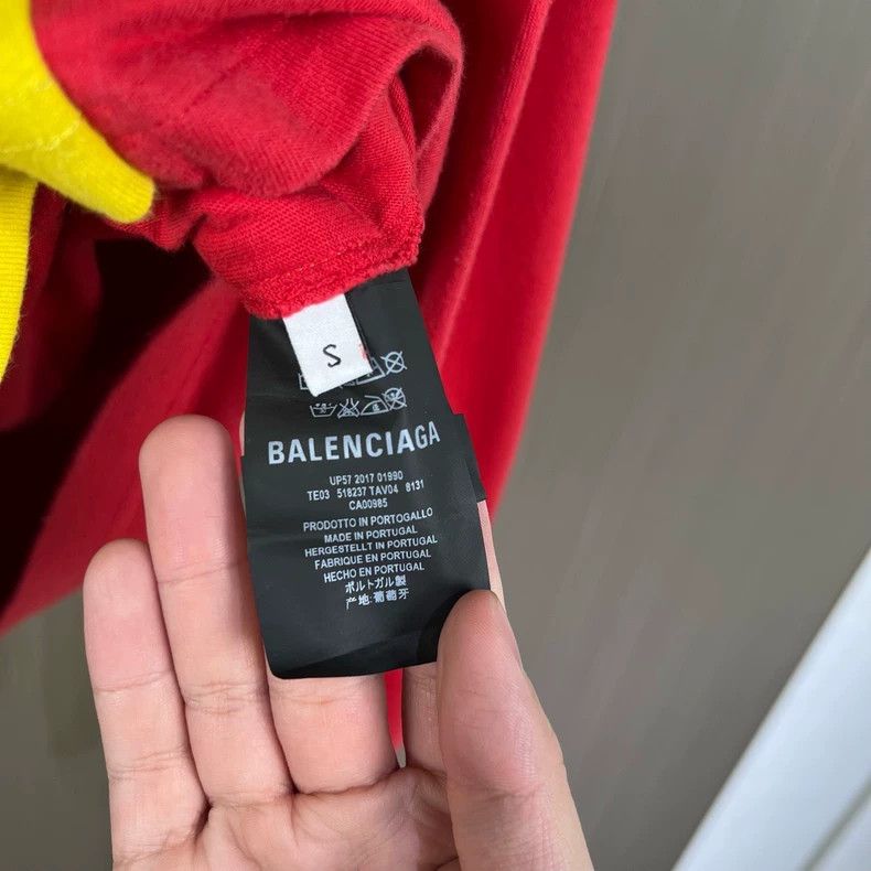 Balenciaga Balenciaga Double Layer Letter Printed Long Sleeve Size US S / EU 44-46 / 1 - 7 Thumbnail