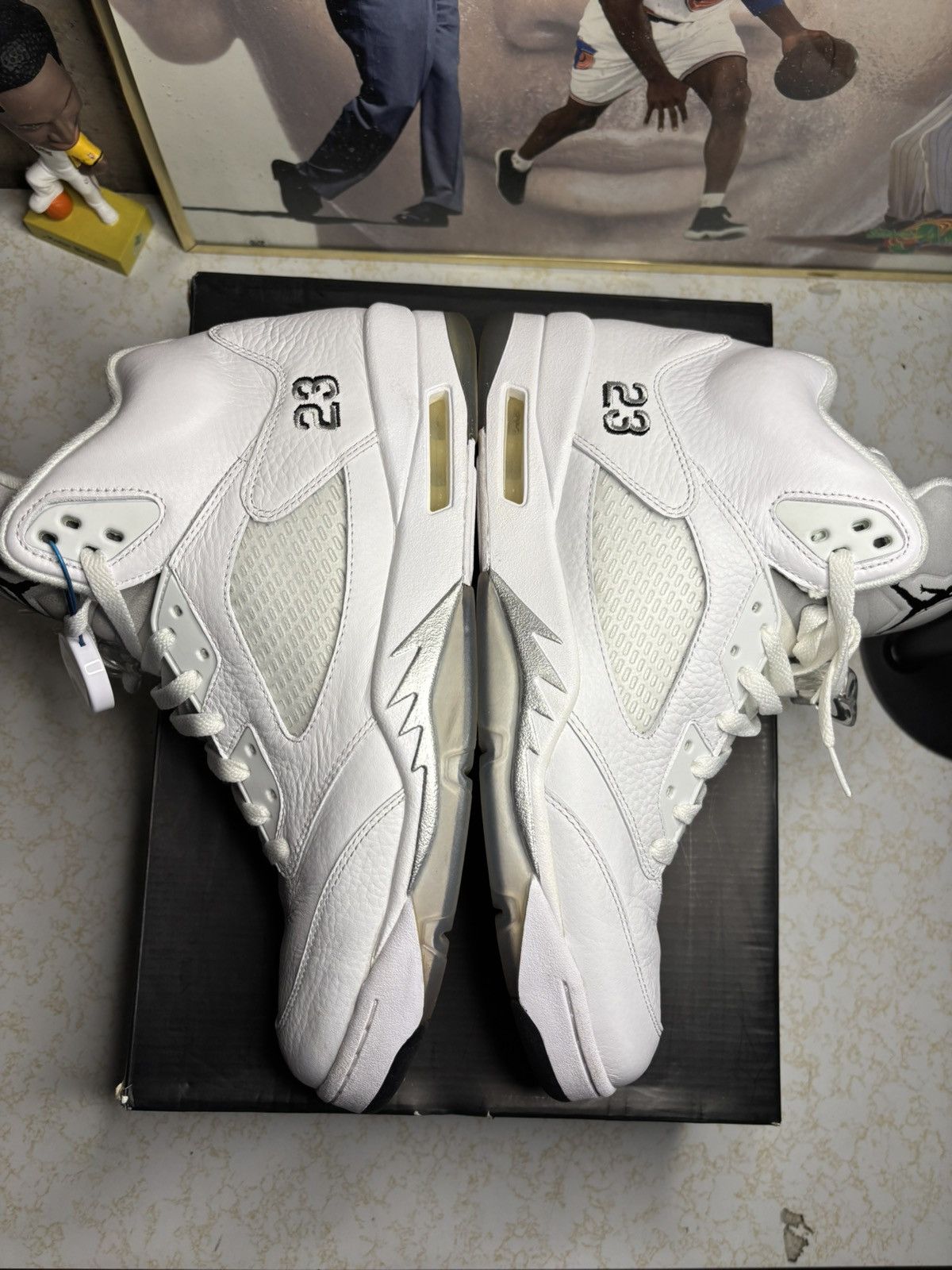 Jordan Brand Jordan Retro 5 “white Metallic” Size US 13 / EU 46 - 4 Thumbnail