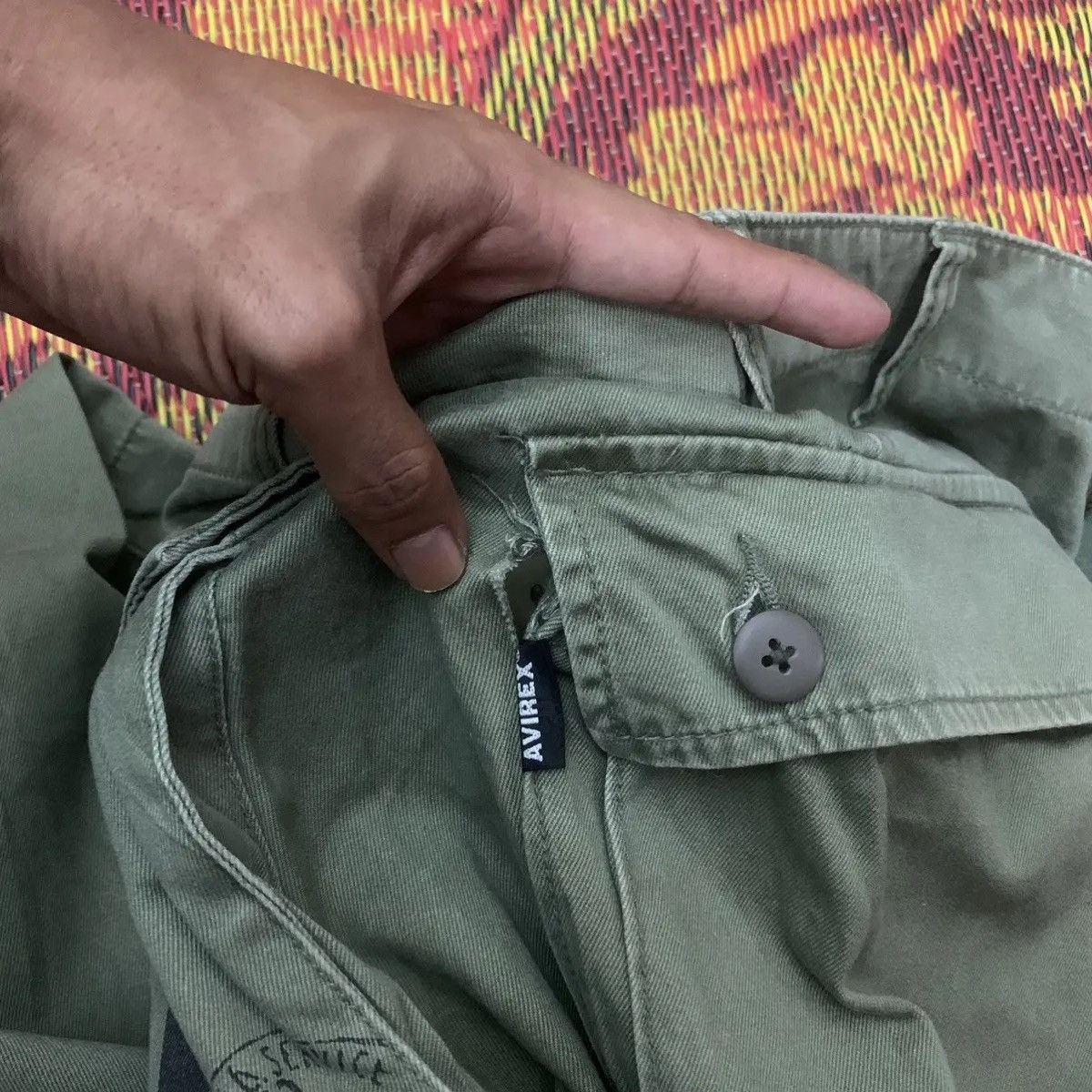 Avirex Vintage Avirex Big Pocket With Stencil Cop Utility Pants Size US 29 - 20 Thumbnail