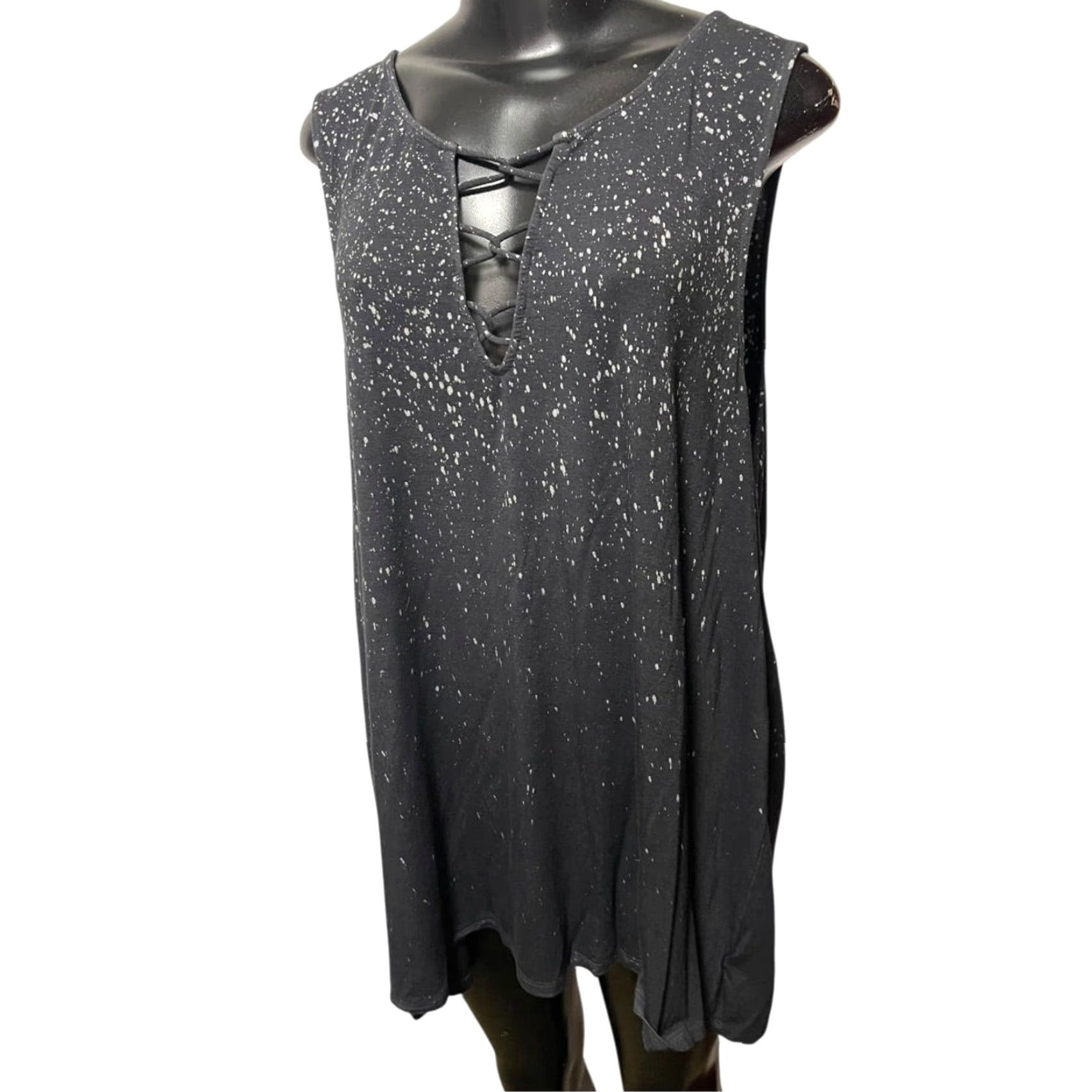 Vintage American Eagle Outfitters XXL Soft & Sexy Tank Splatter Pattern Womens Tunic Size XXL / US 16-18 / IT 52-54 - 5 Thumbnail
