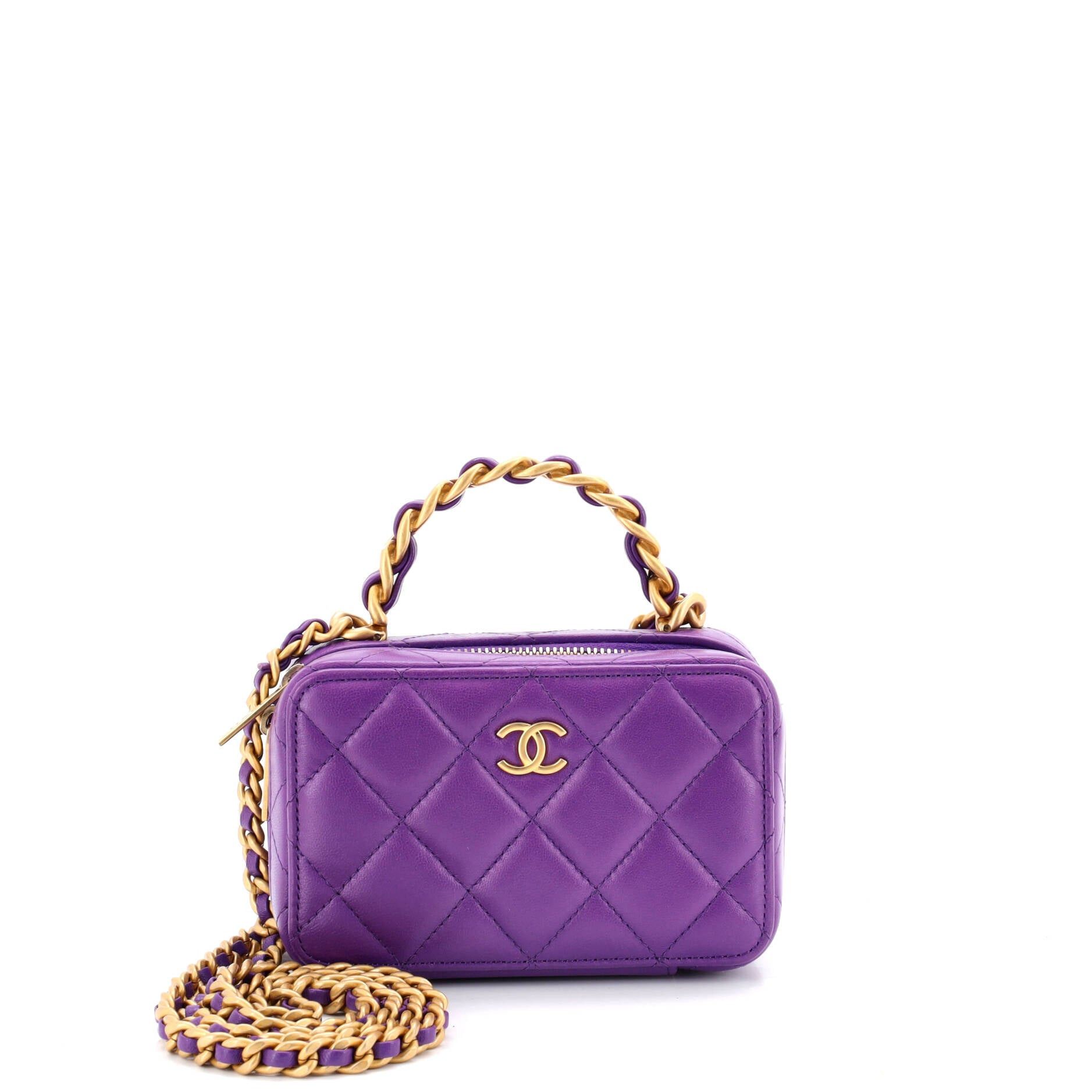 Chanel Woven Chain Top Handle Vanity Case Size ONE SIZE - 1 Thumbnail