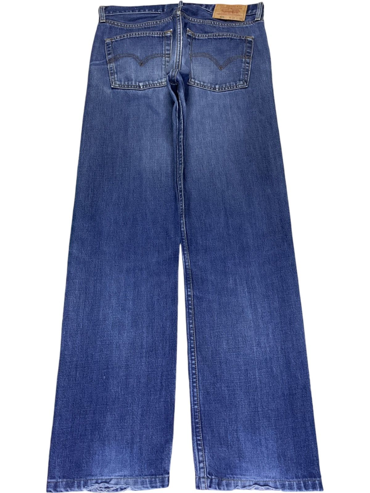 Levi's SALES🔥Vintage 90s Levis 505 Blue Wash Distress Loose Jeans Size US 33 - 2 Thumbnail
