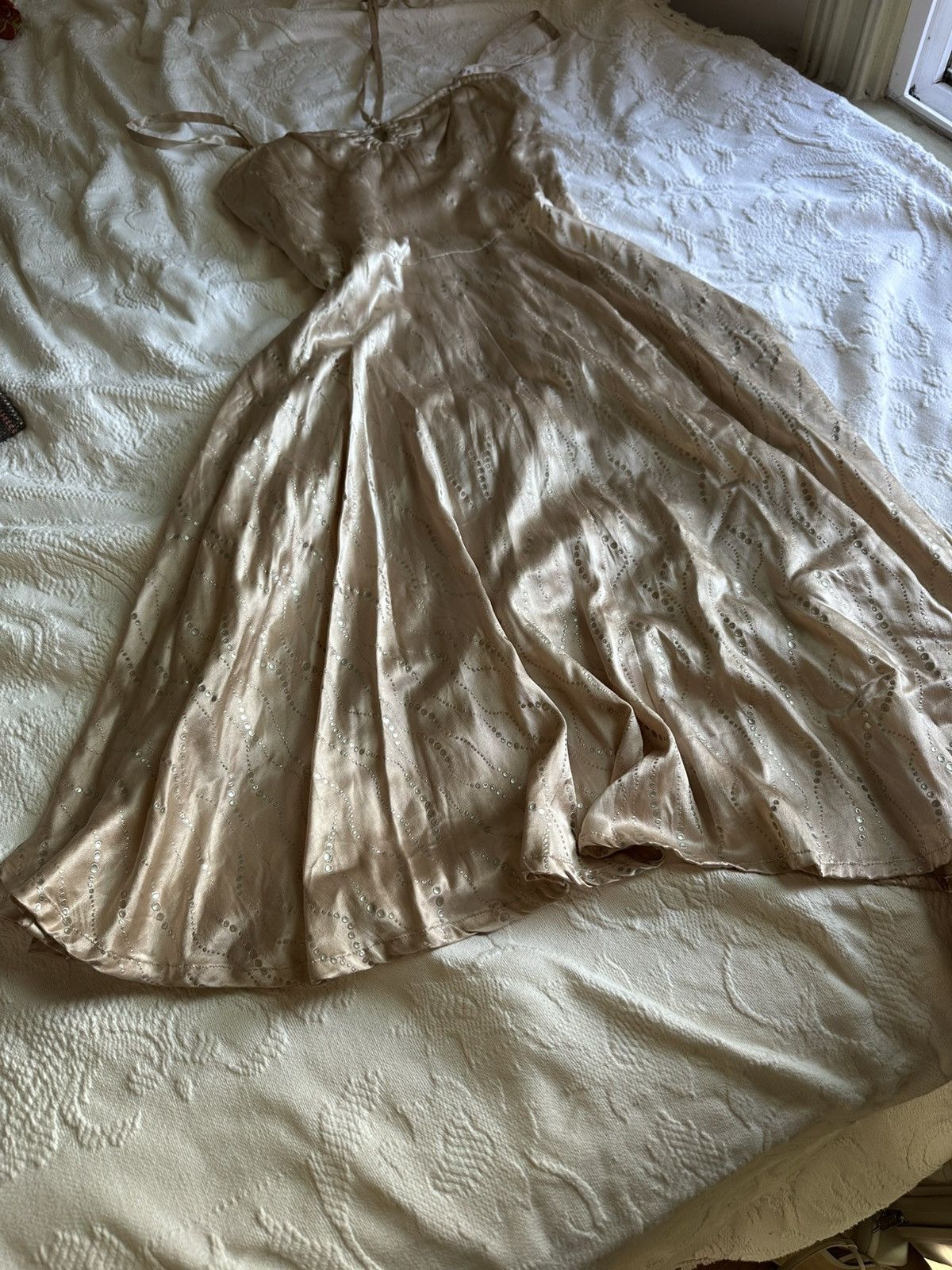 Katharine Hamnett London Gold midi dress Size S / US 4 / IT 40 - 4 Thumbnail