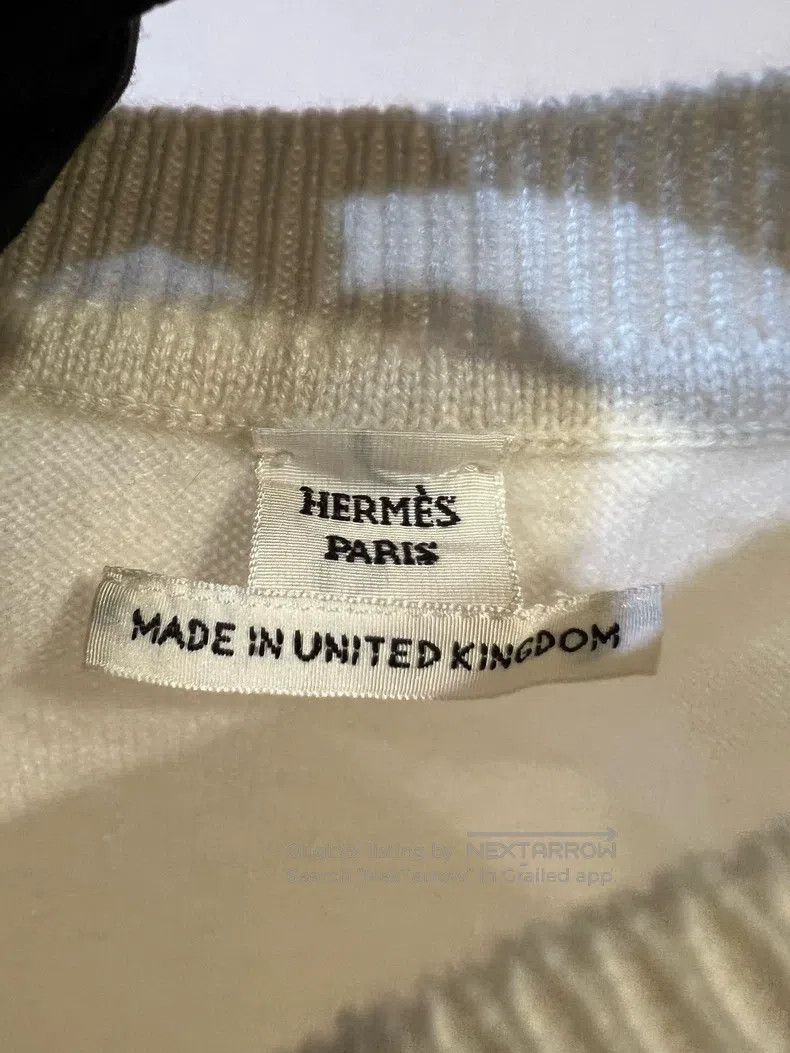 Hermes Hermes Silk Cashmere Patchwork Knit Top Size XXS / US 00 / IT 34 - 3 Thumbnail