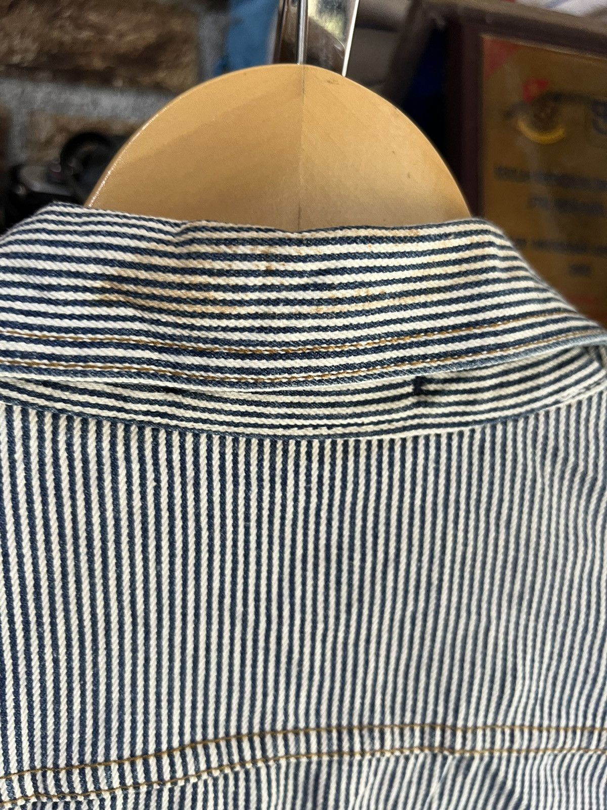 GU 🔥GU Hickory Stripe Denim Jacket Size M / US 6-8 / IT 42-44 - 9 Thumbnail
