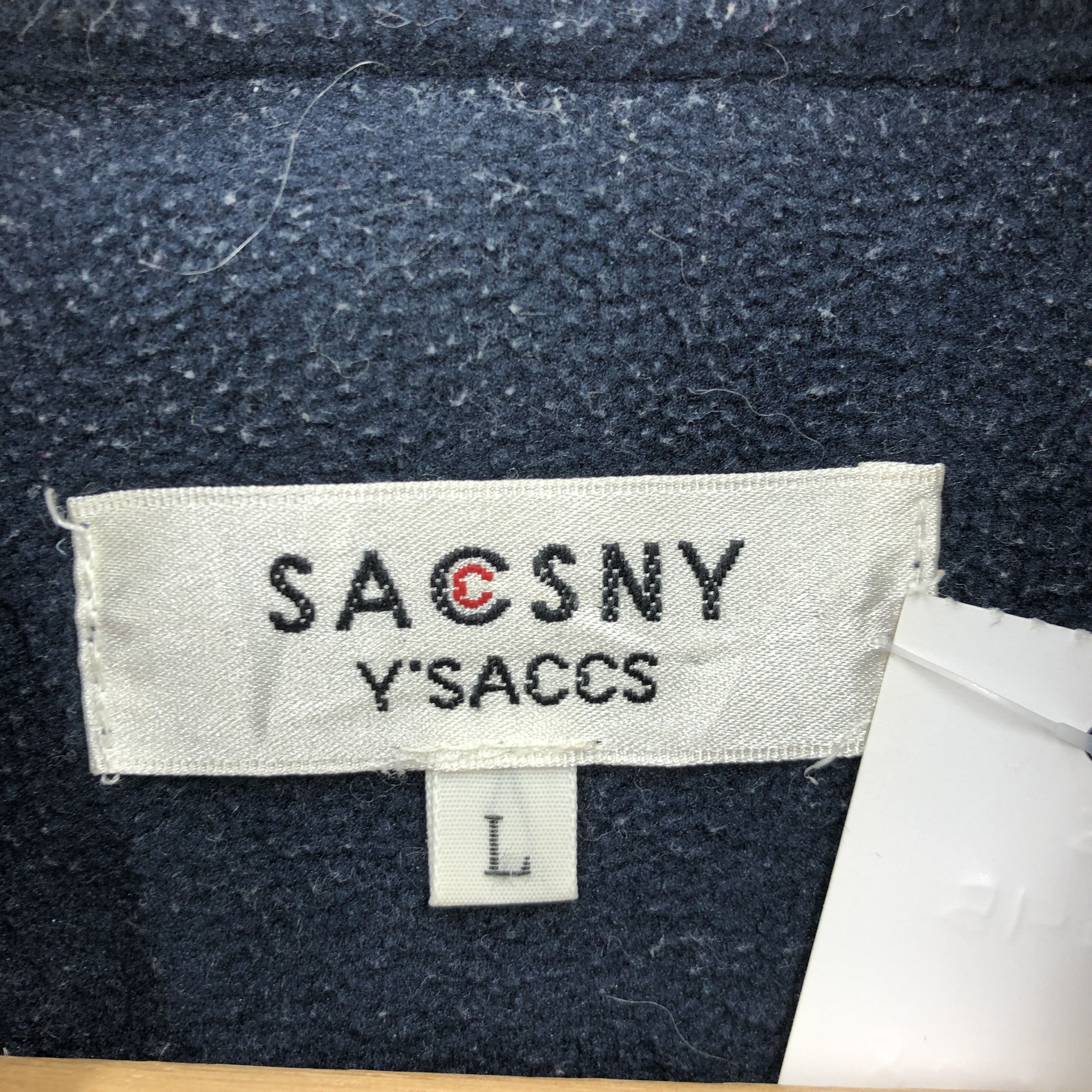 Japanese Brand × Vintage × Yohji Yamamoto Vintage Yohji Yamamoto Sweatshirt Japanese Sacsny Sweater Size L / US 10 / IT 46 - 5 Thumbnail