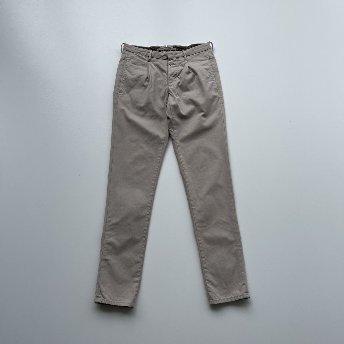 Incotex Incotex SLA CKS Slim Fit Chino Pants Beige Size US 30 / EU 46 - 1 Thumbnail