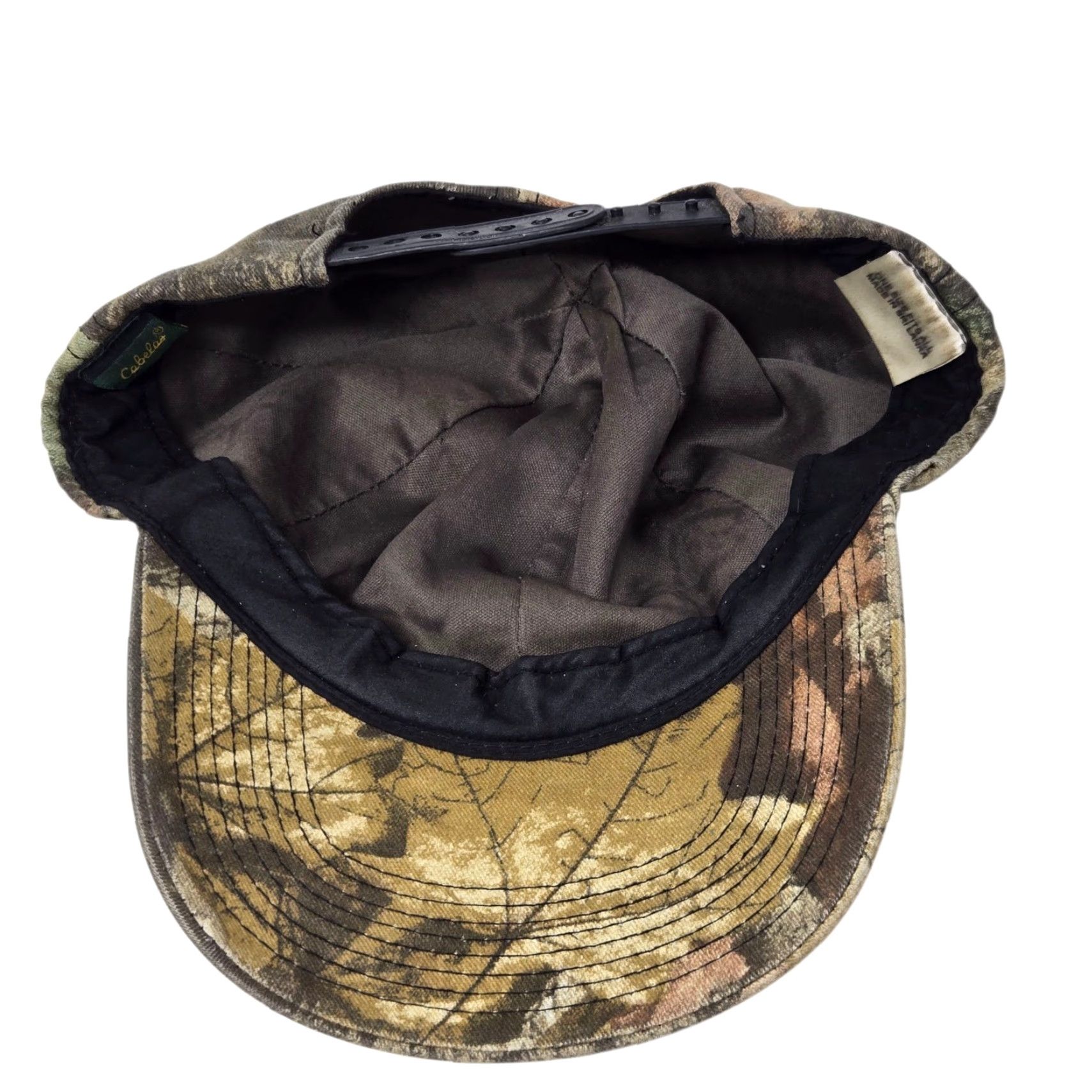 Vintage VINTAGE Cabela's Hat Camouflage Forest Camo Adjustable Cap Men Hunting Outdoor Baseball Cap Size ONE SIZE - 5 Thumbnail