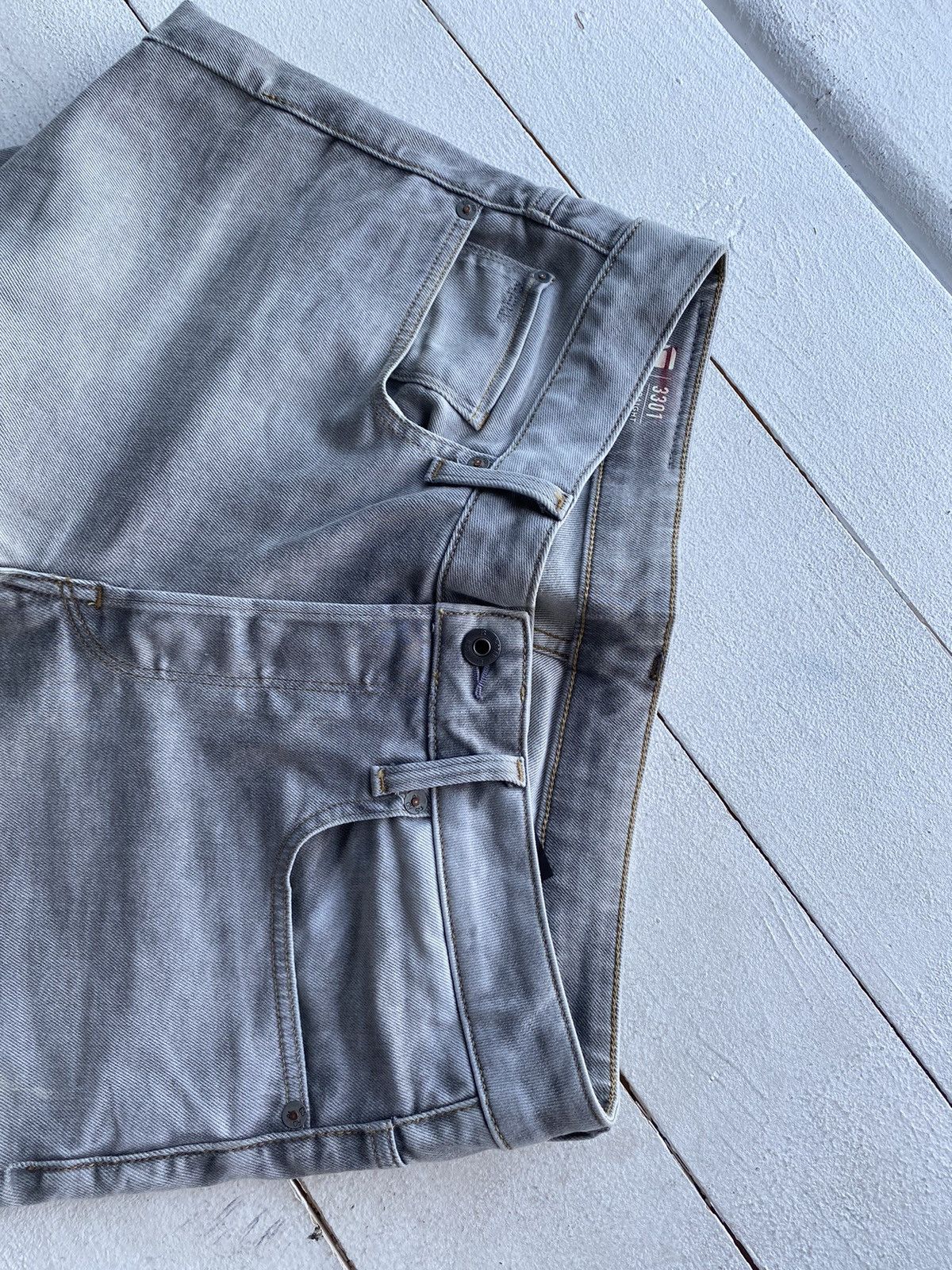 G-Star 🔗G Star Raw Gray Opium Punk 3301 Straight Jeans Relaxed Size US 32 / EU 48 - 4 Thumbnail