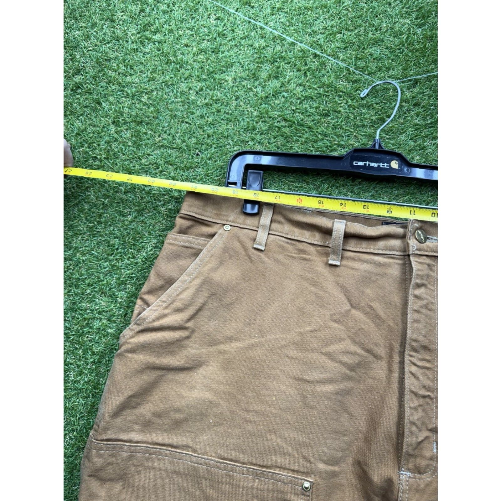 Carhartt VINTAGE Carhartt Double Knee Pants Mens 44X30 Loose Fit USA Made Workwear Canvas 90s Size US 44 / EU 60 - 5 Thumbnail