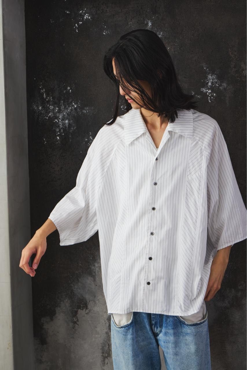 my beautiful landlet My Beautiful Landlet POPLIN STRIPED SLEEVE SHIRT Size US S / EU 44-46 / 1 - 1 Thumbnail