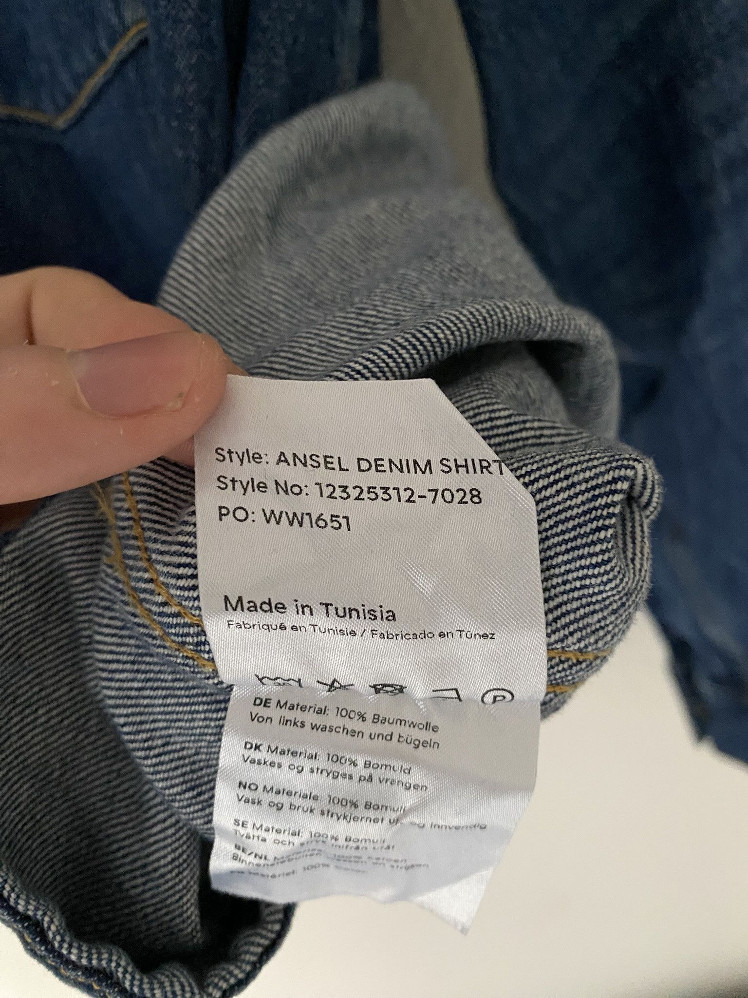 Acne Studios 48/M - Vintage Wash - Ansel Denim Shirt Size US M / EU 48-50 / 2 - 10 Thumbnail
