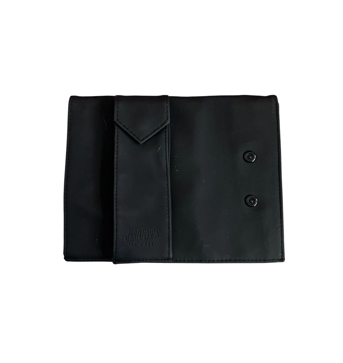 Jean Paul Gaultier TAX FREE 🇺🇸 Jpg le male leather 2in1 snap pouch Size ONE SIZE - 1 Thumbnail