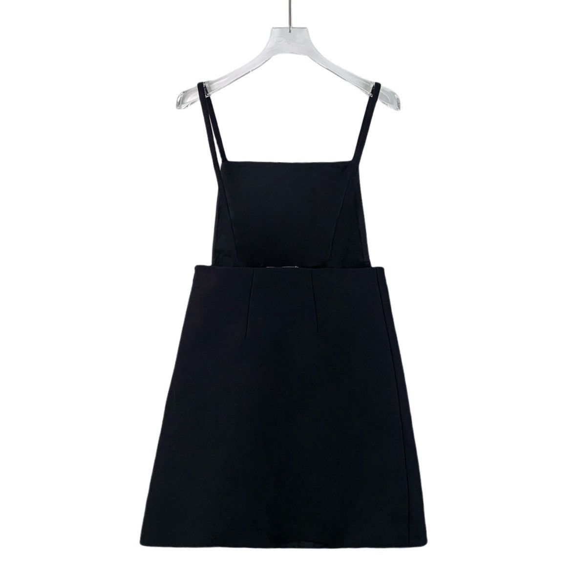 Prada Prada Black Wool Slip Dress K26WX Size XS / US 0-2 / IT 36-38 - 2 Thumbnail