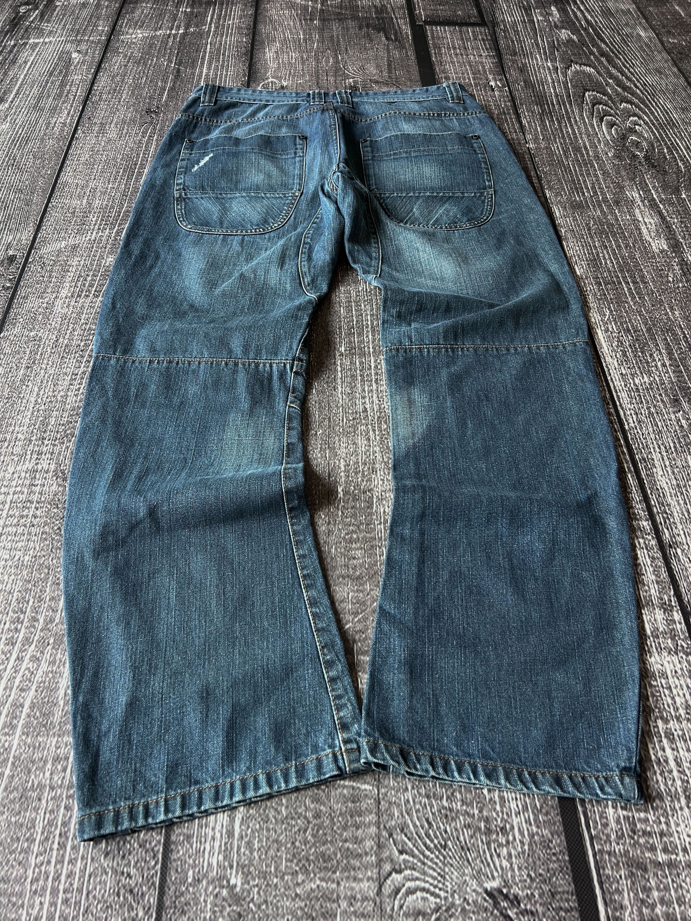 Designer Vintage Rick Owens Junya Watanabe Style Washed Jeans Size US 32 / EU 48 - 2 Thumbnail