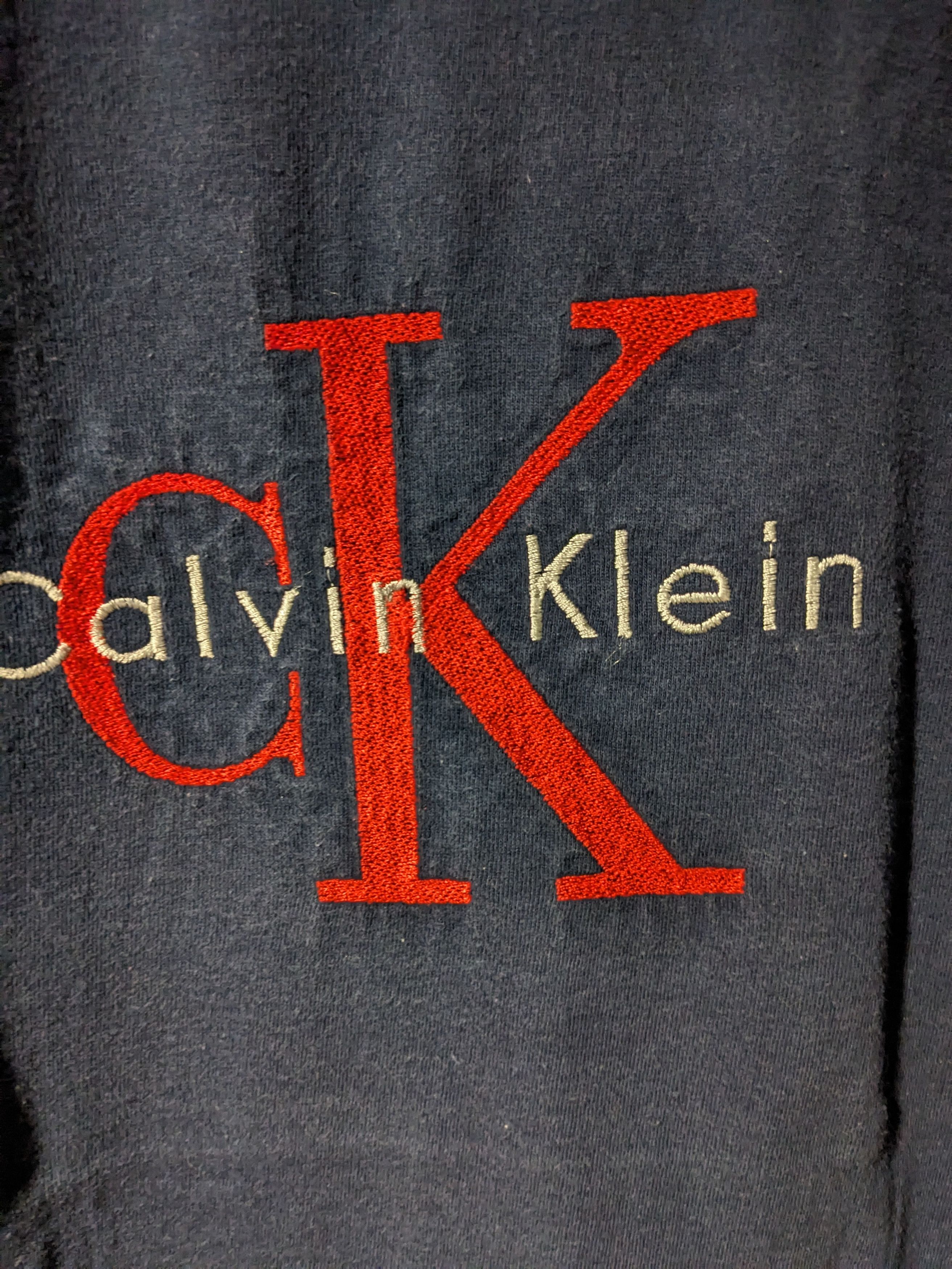 Calvin Klein × Vintage Vintage 90s Calvin Klein Jeans Logo Streetwear T-Shirt Size US XL / EU 56 / 4 - 2 Thumbnail