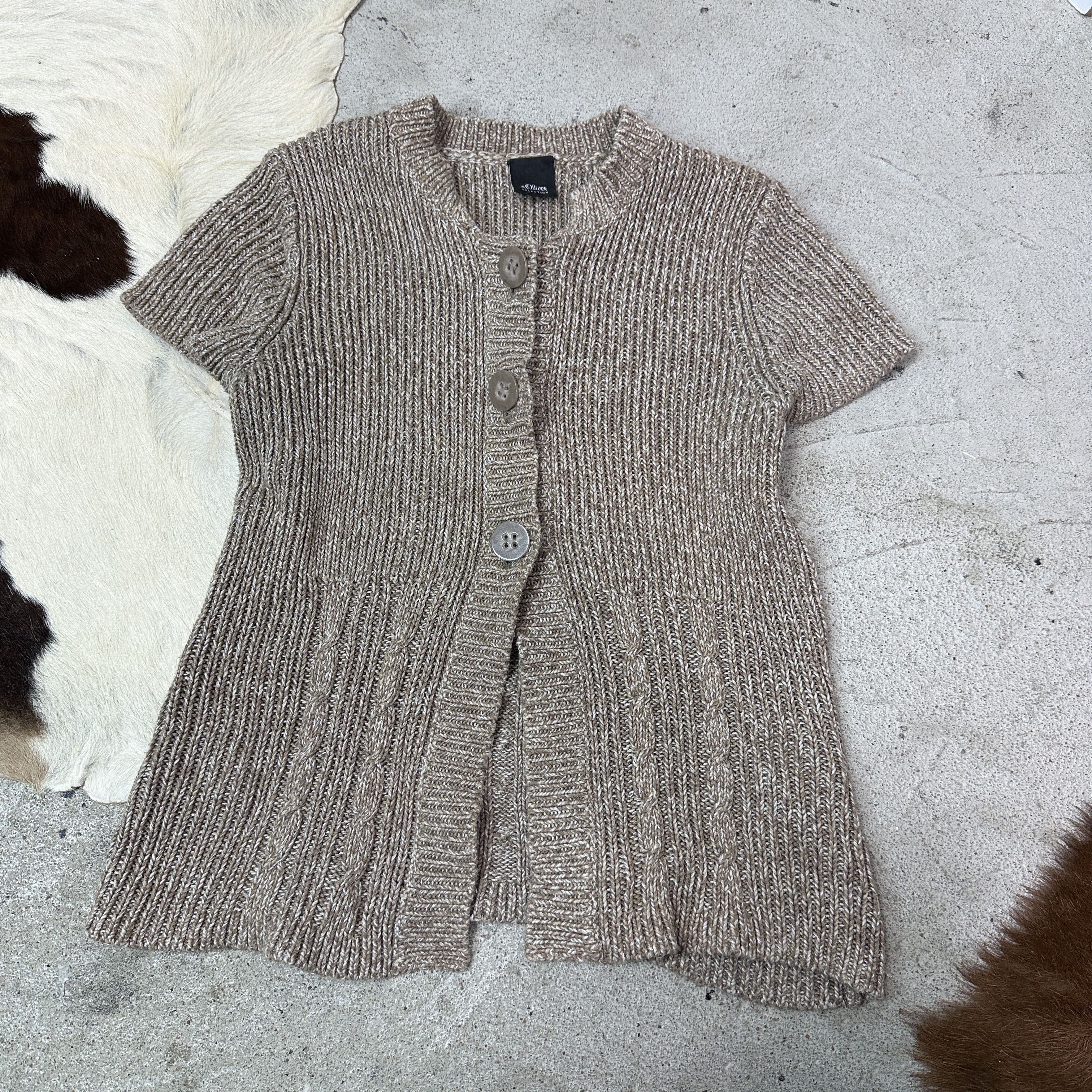Vintage Vintage Avant Garde Buttoned Short Sleeve Sweater Y2K Size S / US 4 / IT 40 - 5 Thumbnail