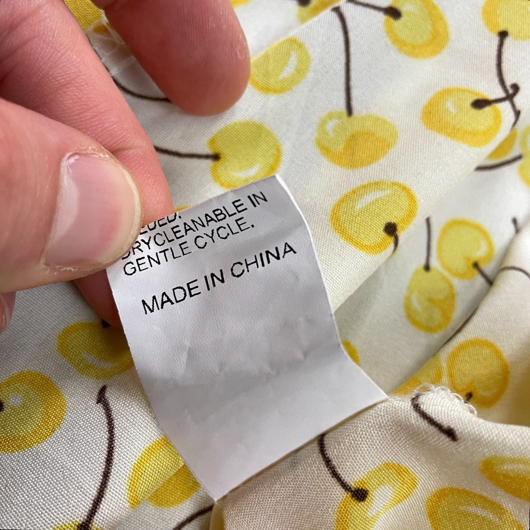 Shein Shein Dress Womens XL Yellow Cherry Midi Spaghetti Dainty Curve Soft Camisole Size XL / US 12-14 / IT 48-50 - 7 Thumbnail