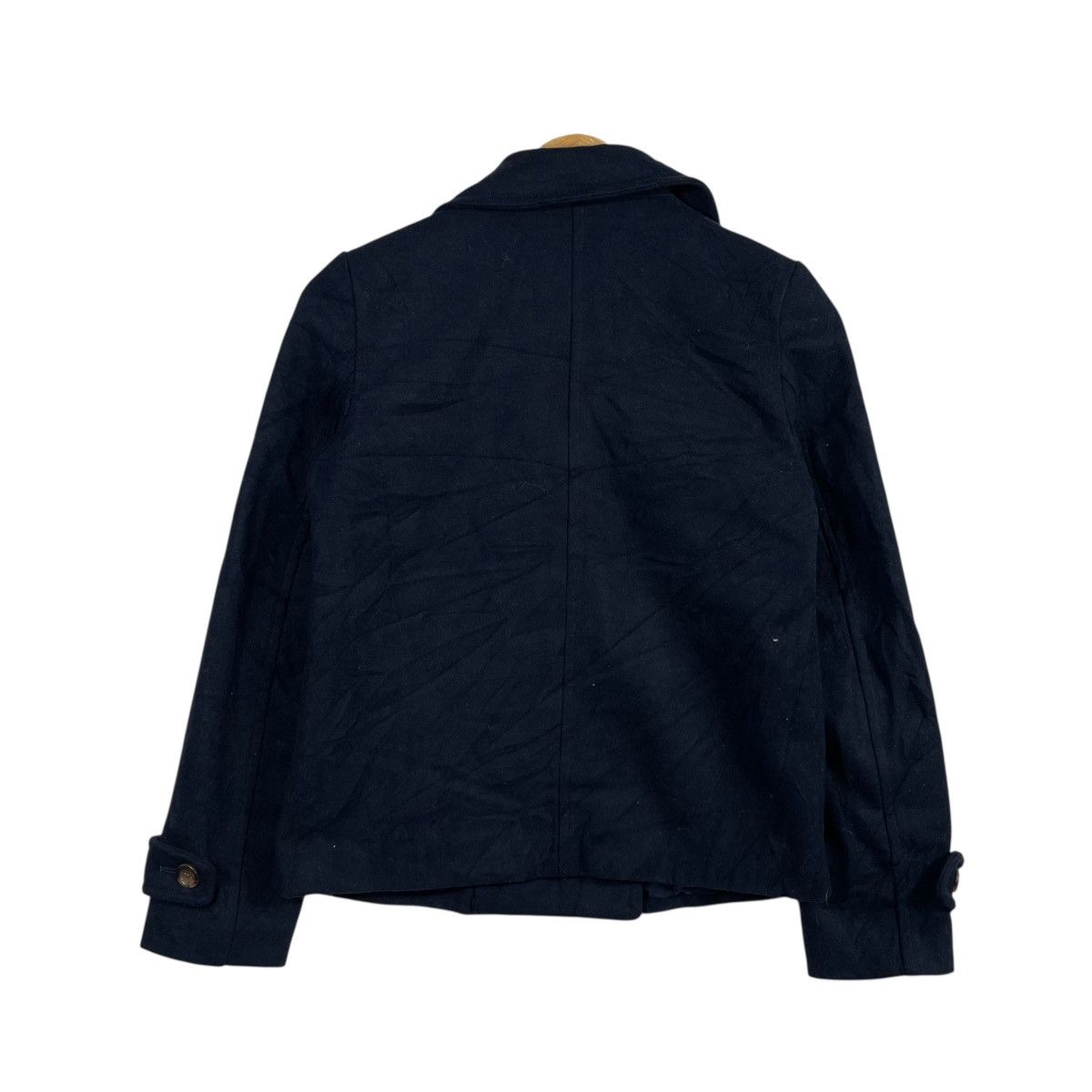 Vintage Vintage Spanish Harem Navy Wool Peacoat Double Breasted Size S / US 4 / IT 40 - 4 Thumbnail