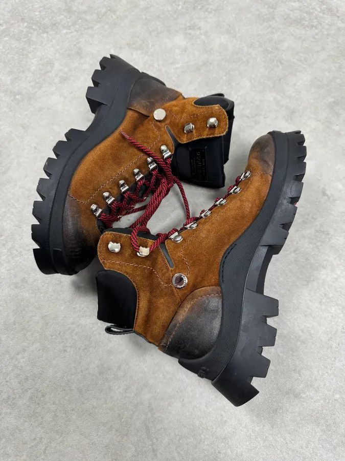 Dsquared2 AW2023 Dsquared2 Brown & Black Canadian Leather Boots Size US 8 / EU 41 - 5 Thumbnail