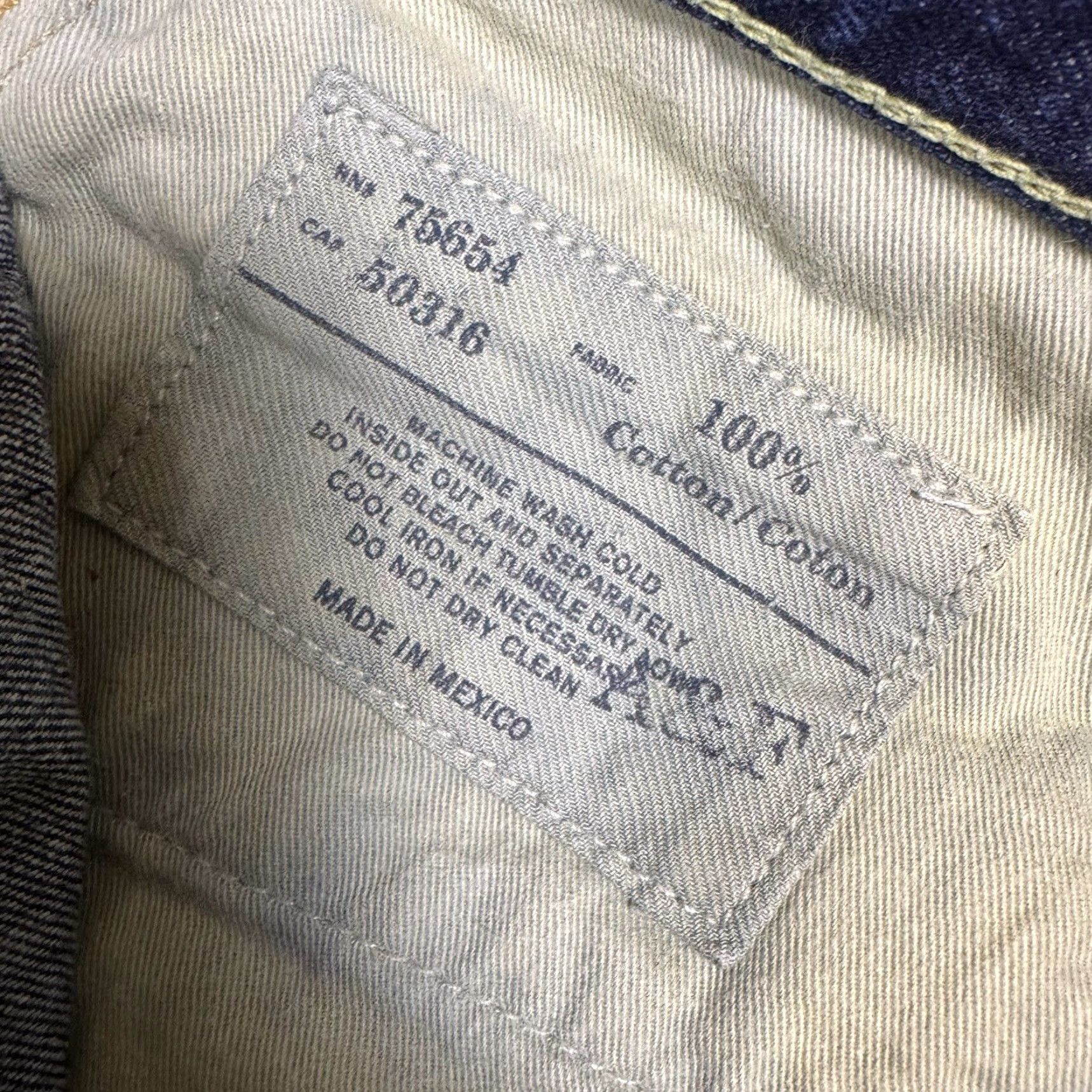 Abercrombie & Fitch Abercrombie & Fitch Kilburn Jeans Men 36x32 Vintage Lowrise Boot Whisker Denim Y2K Jeans Regular 5-Pocket Blue Mens Size US 36 / EU 52 - 7 Thumbnail