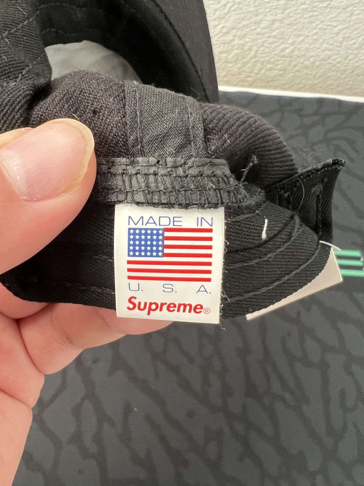 Supreme SS20 Supreme 6 Panel Black Snapback NWT Size ONE SIZE - 5 Thumbnail