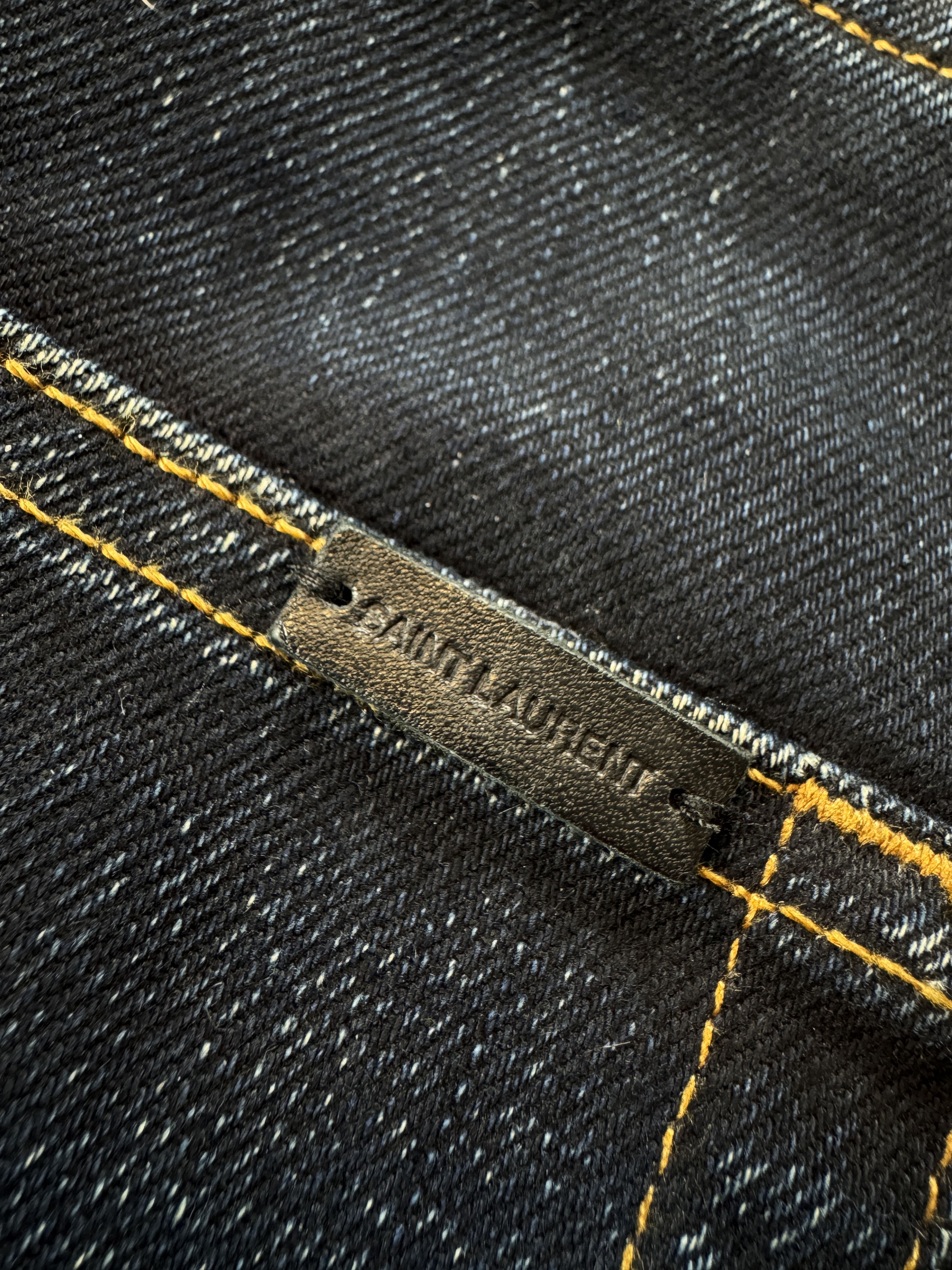 Saint Laurent Paris Saint Laurent Raw Denim D02 JEans Size US 32 / EU 48 - 4 Thumbnail